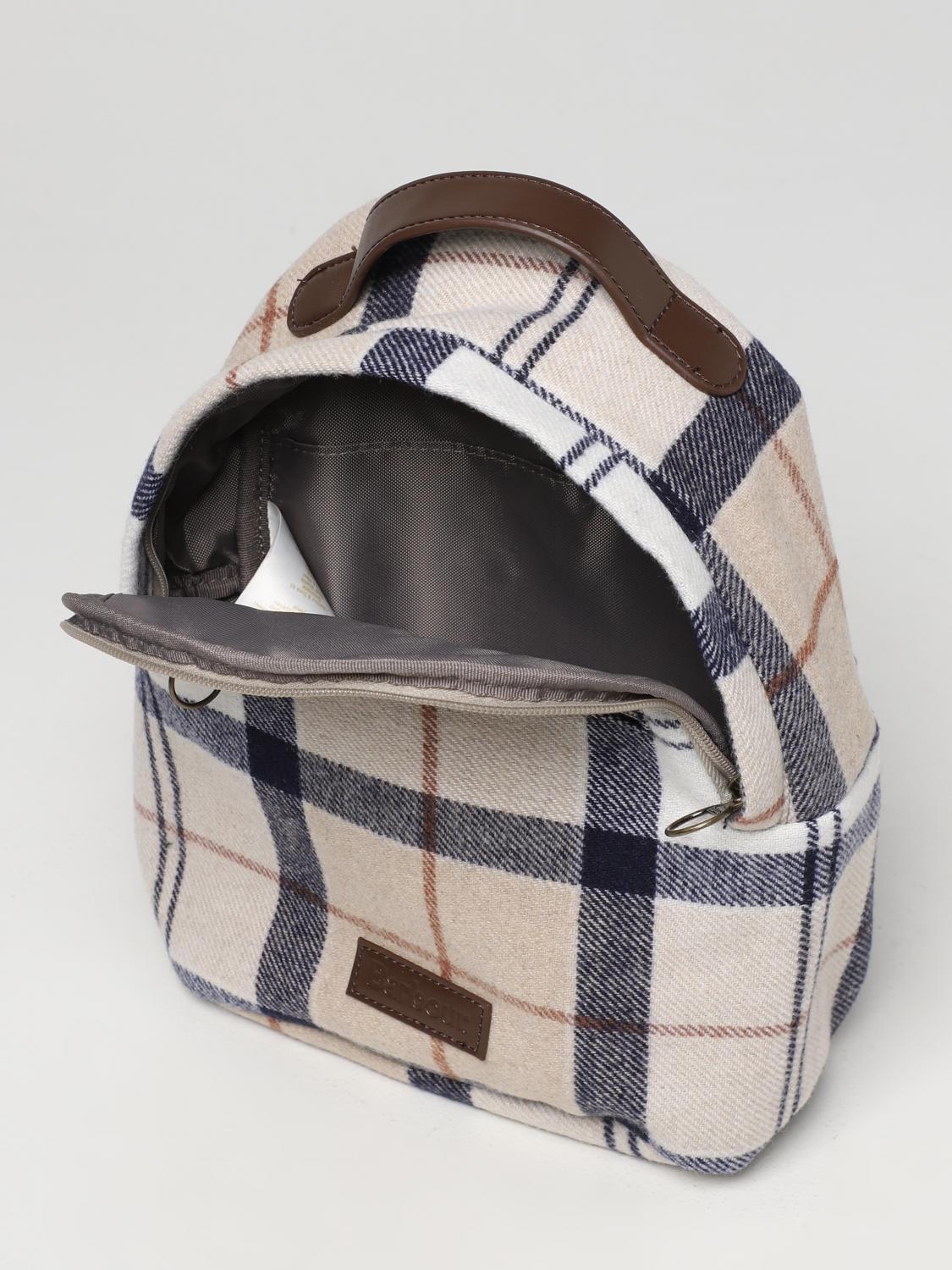 BARBOUR ZAINO: Zaino Barbour in lana, Beige - Img 4