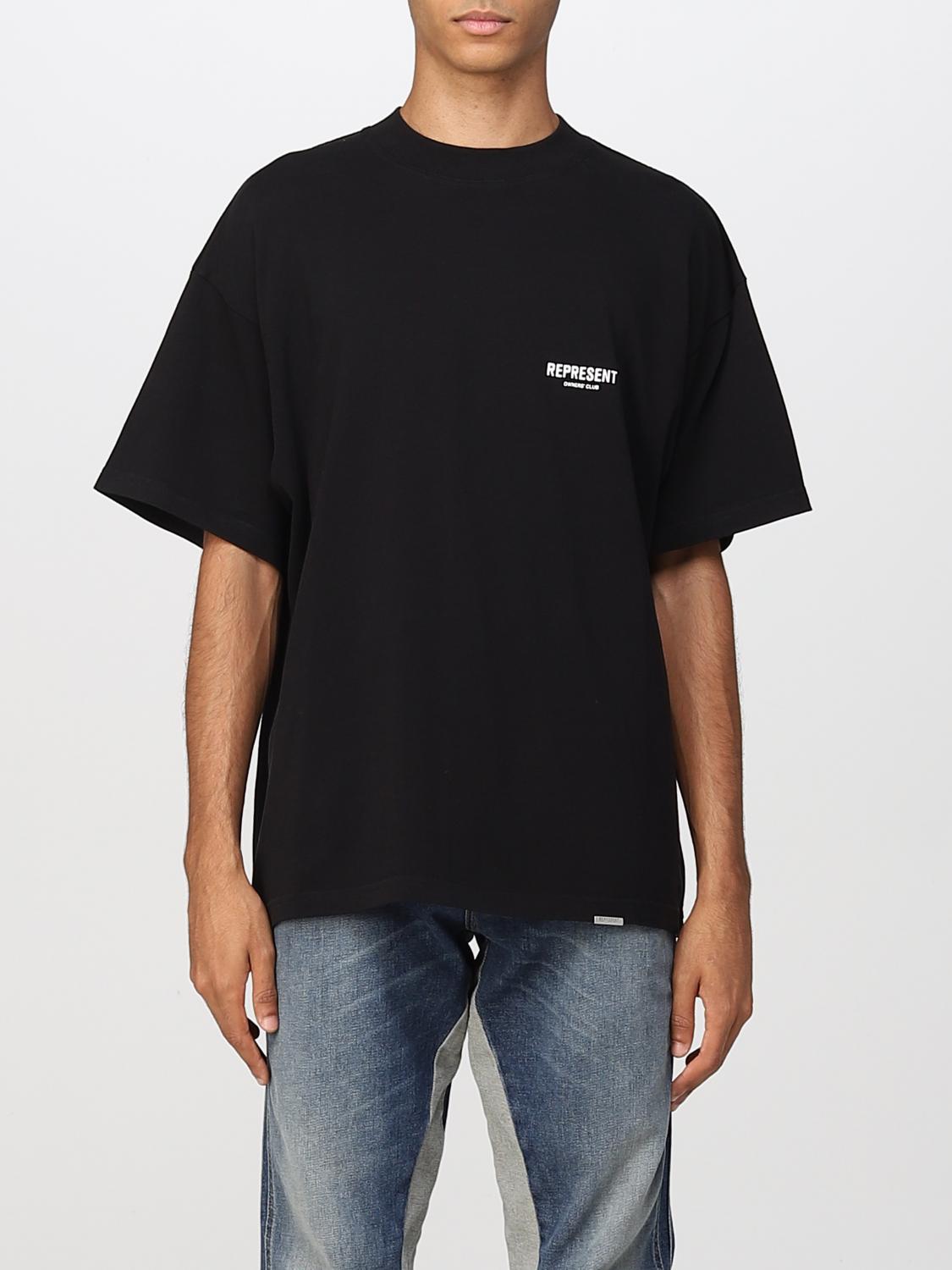 REPRESENT T-SHIRT: T-shirt men Represent, Black - Img 1