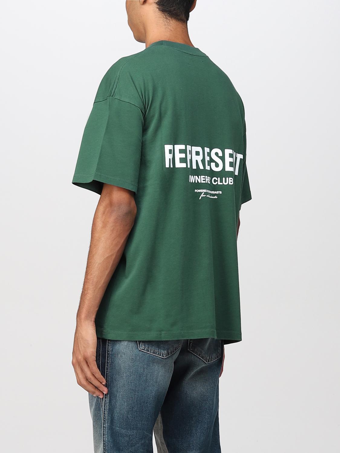 REPRESENT T-SHIRT: T-shirt men Represent, Green - Img 2