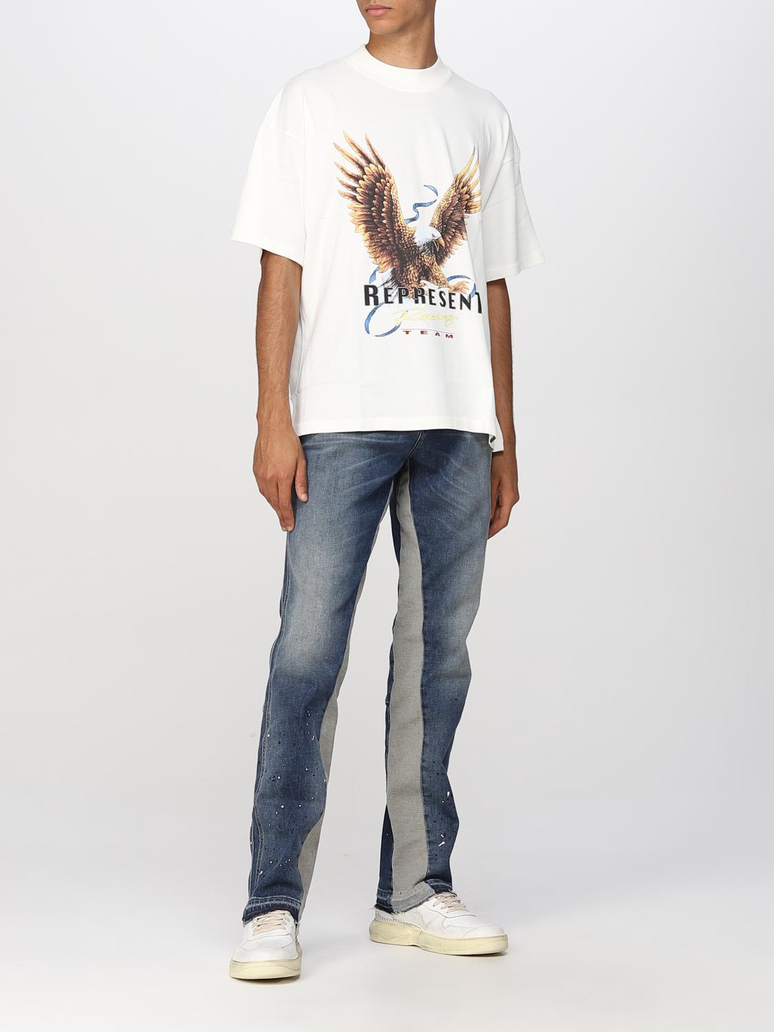 REPRESENT T-SHIRT: T-shirt men Represent, White - Img 2