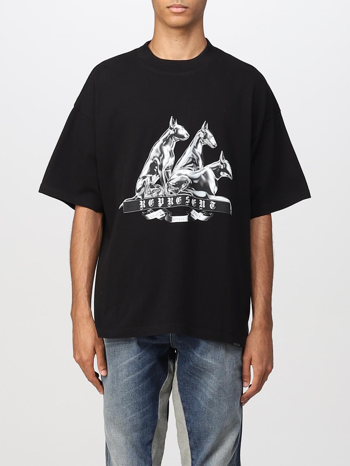 REPRESENT T-SHIRT: T-shirt men Represent, Black - Img 1