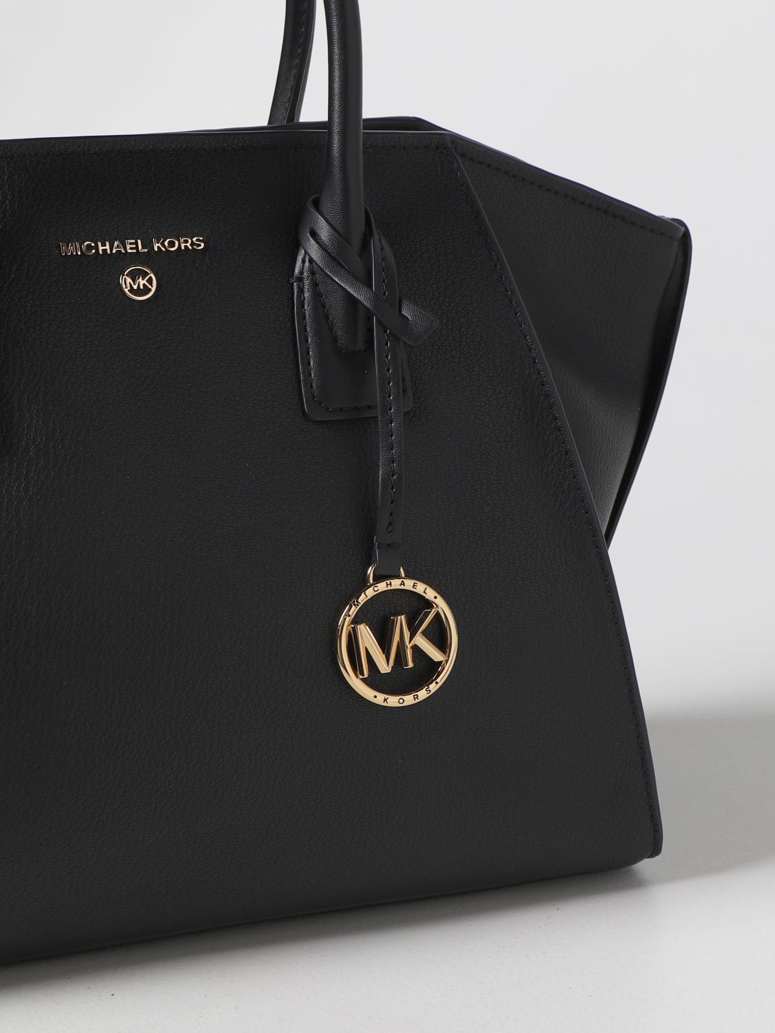 MICHAEL KORS BORSA A MANO: Borsa Avril Michael Kors in pelle a grana, Nero - Img 3