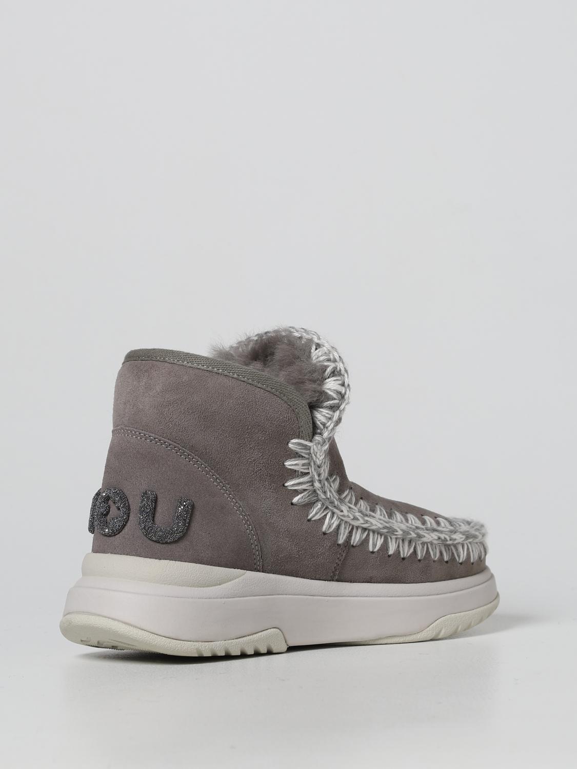 MOU SNEAKERS: Mou Damen Sneakers, Grau - Img 3
