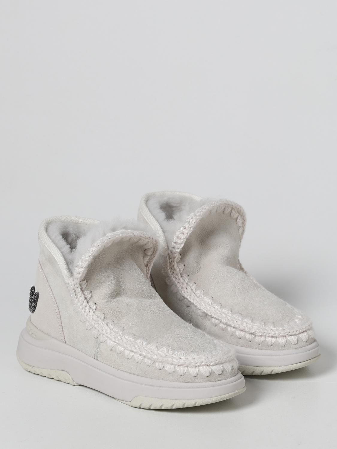 MOU BASKETS: Baskets femme Mou, Argent - Img 2