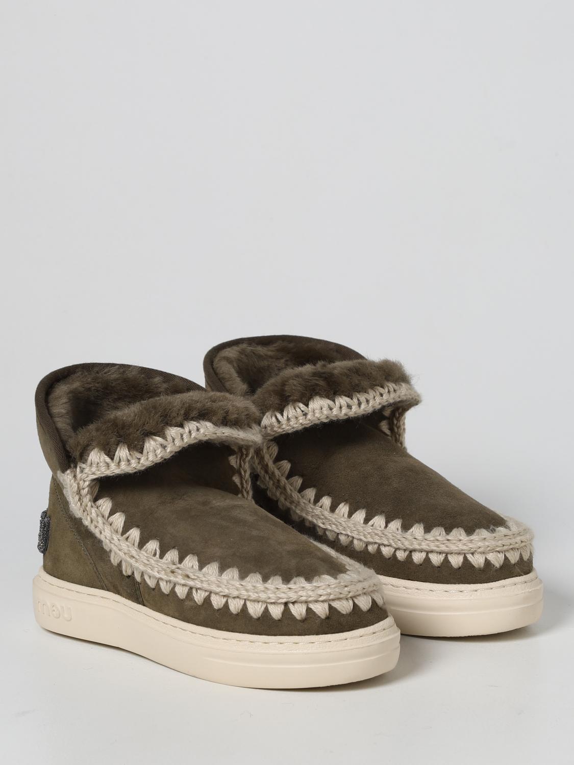 MOU SNEAKERS: Mou Damen Sneakers, Moosgrün - Img 2