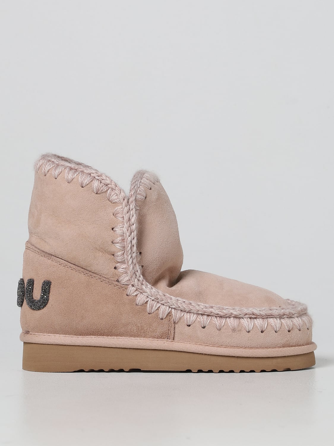 MOU BOTTINES PLATES: Bottes femme Mou, Poudre - Img 1
