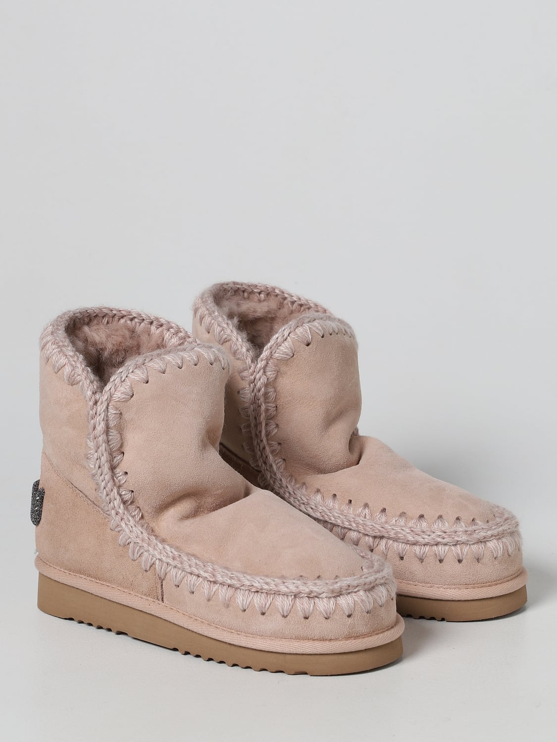 MOU BOTTINES PLATES: Bottes femme Mou, Poudre - Img 2