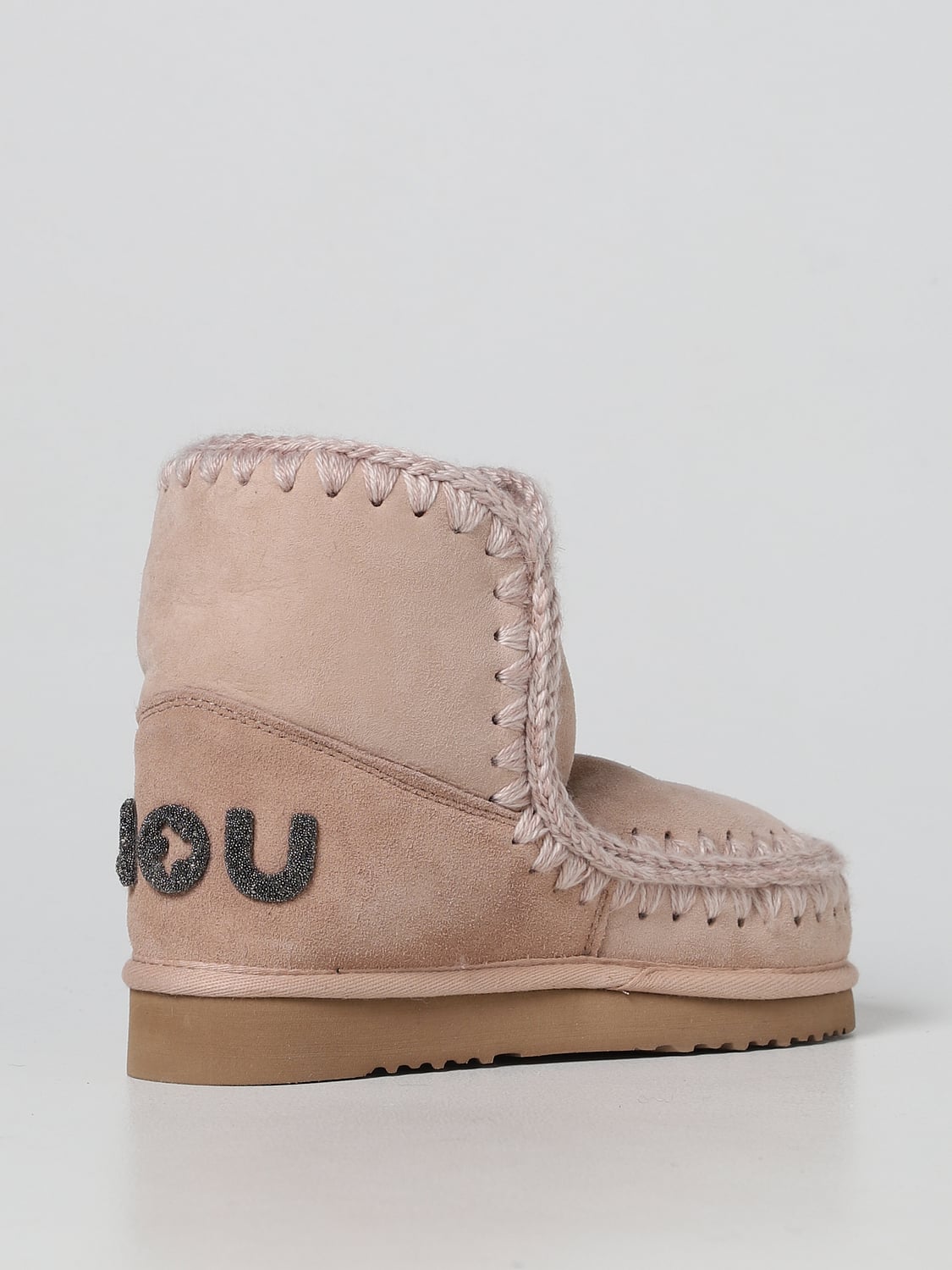 MOU BOTTINES PLATES: Bottes femme Mou, Poudre - Img 3
