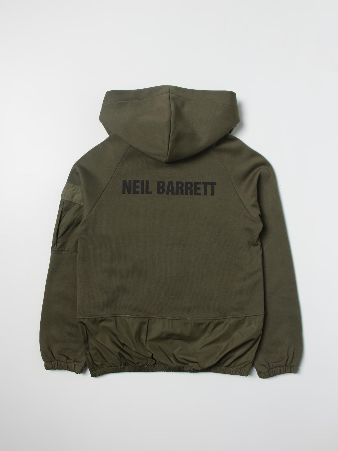 NEIL BARRETT KIDS JERSEY: Jersey niños Neil Barrett, Militar - Img 2