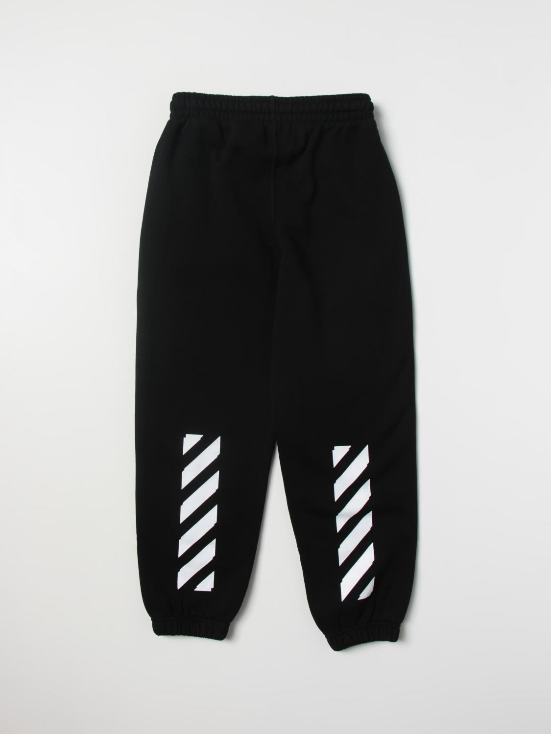 OFF-WHITE KIDS PANTALONES: Monoo niños Off-white, Negro - Img 2
