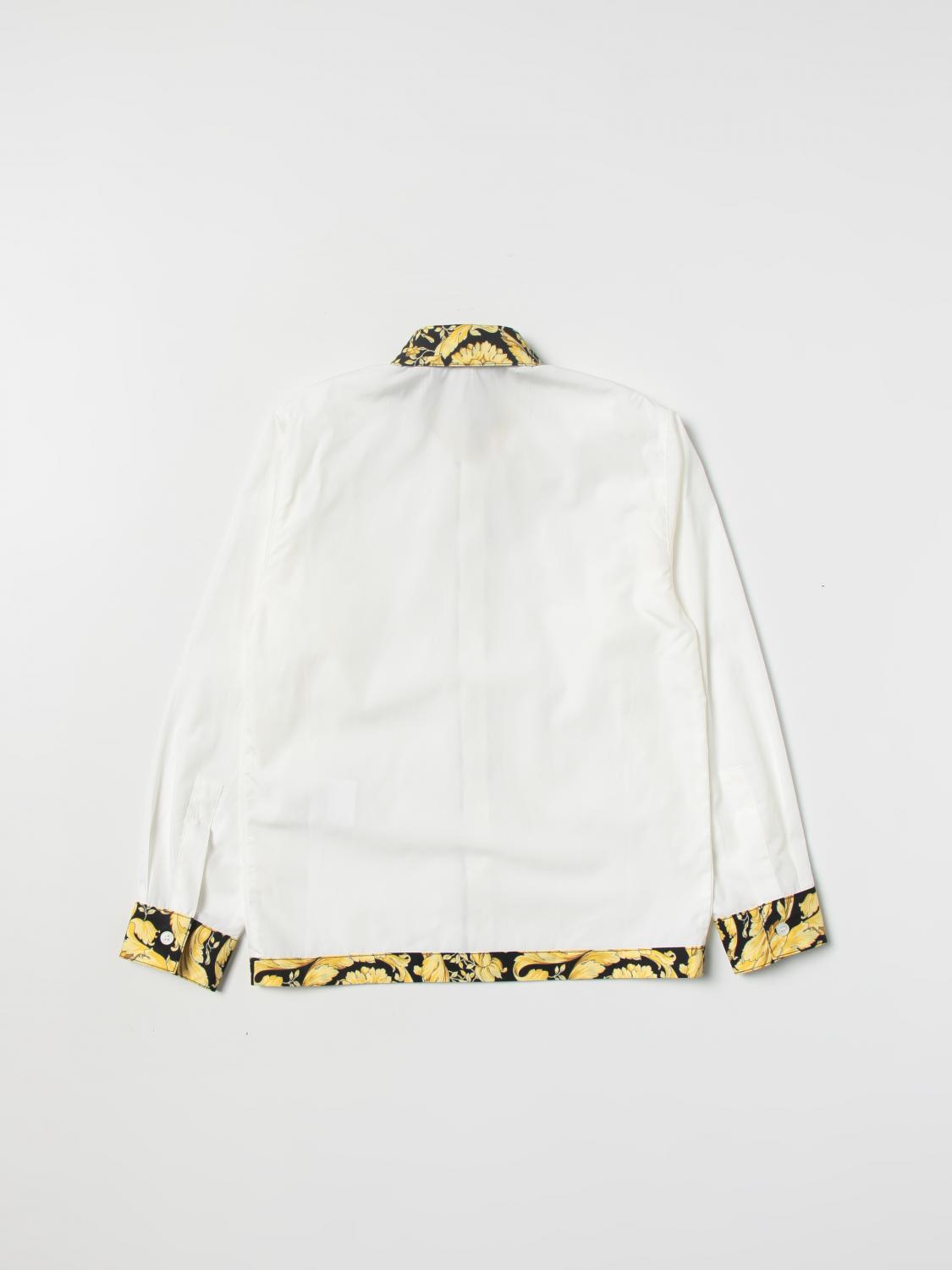 VERSACE CAMISA: Camisa niños Versace Young, Blanco - Img 2