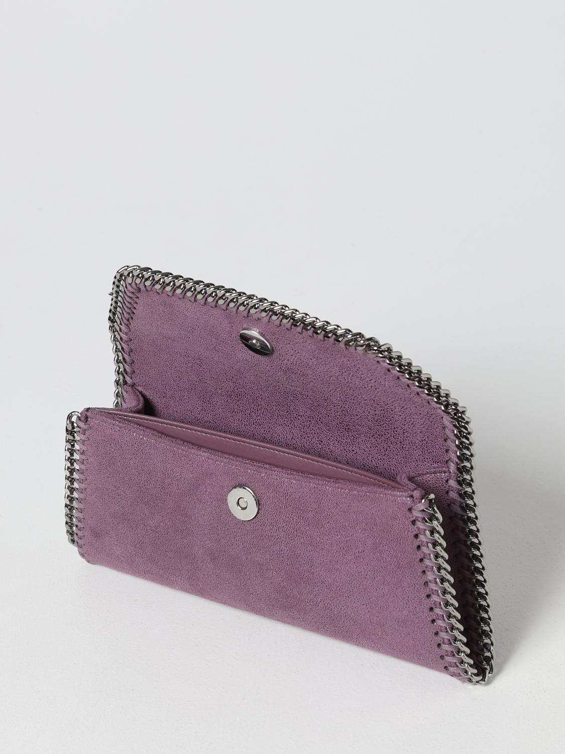STELLA MCCARTNEY CLUTCH: Pouch Falabella Stella McCartney in pelle sintetica, Ametista - Img 4