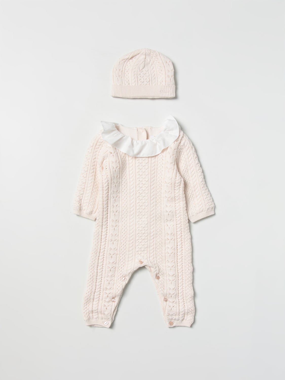 CHLOÉ: Chloé kids romper - Salmon | Chloé pack C98269 online at GIGLIO.COM