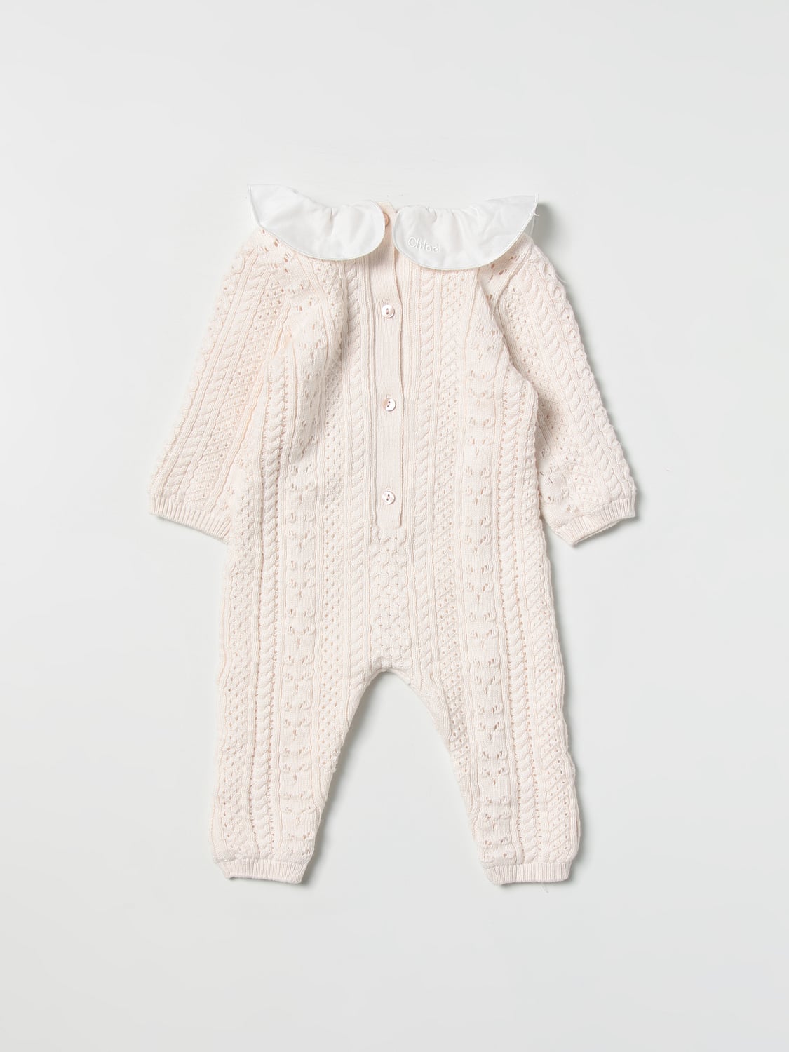 CHLOÉ: Chloé kids romper - Salmon | Chloé pack C98269 online at GIGLIO.COM