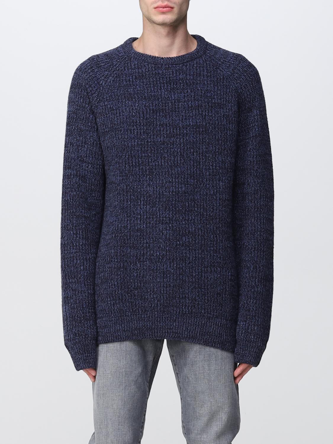 BARBOUR SWEATER: Sweater men Barbour, Navy - Img 1