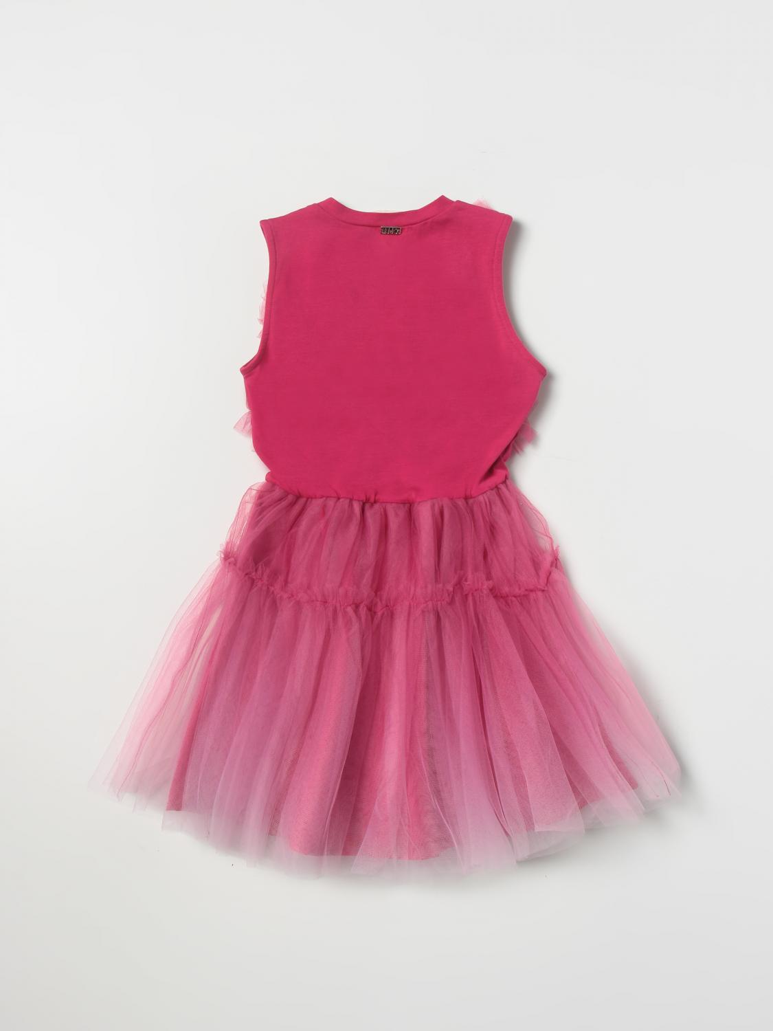 LIU JO VESTIDO: Vestido niños Liu Jo, Fucsia - Img 2