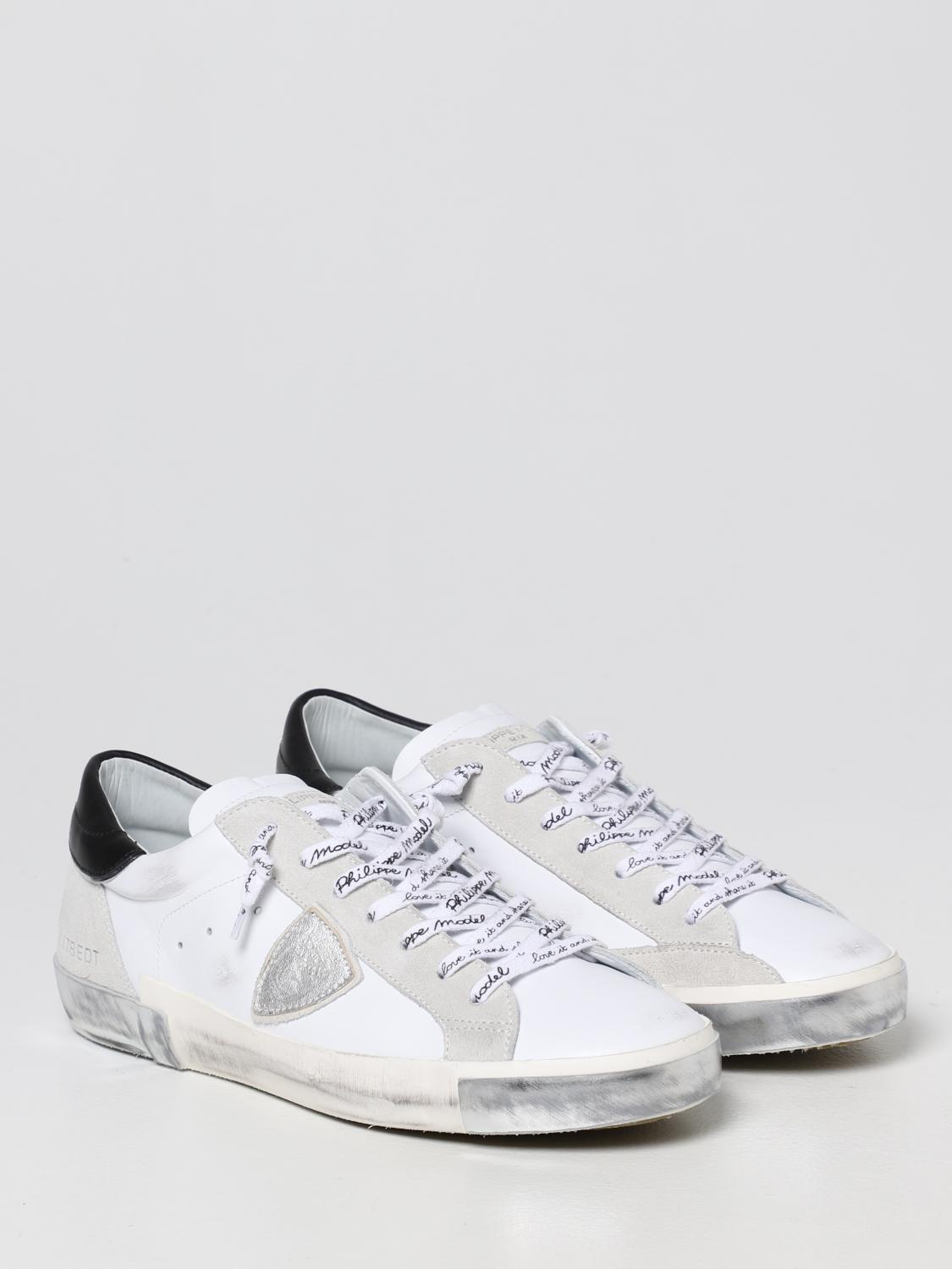 PHILIPPE MODEL BASKETS: Baskets homme Philippe Model, Blanc - Img 2