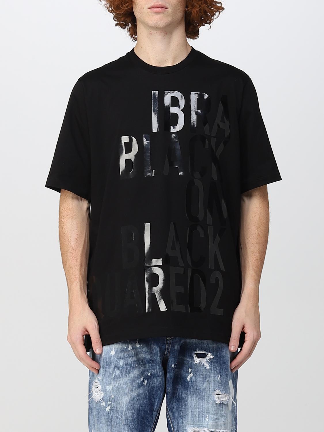 Shirt Felpa Ibrahimovic Dsquared2 DSQUARED2: T-shirt Ibra Black On
