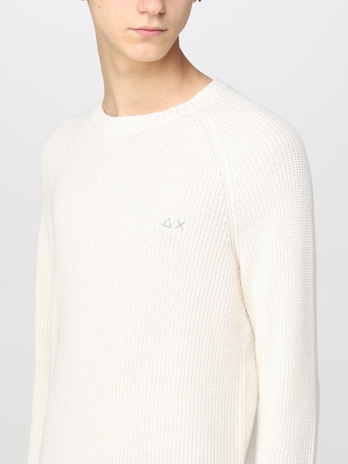 SUN68 SWEATER: Sweater men Sun 68, White - Img 3
