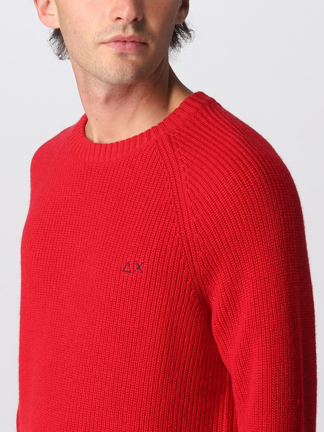SUN68 SWEATER: Sweater men Sun 68, Red - Img 3
