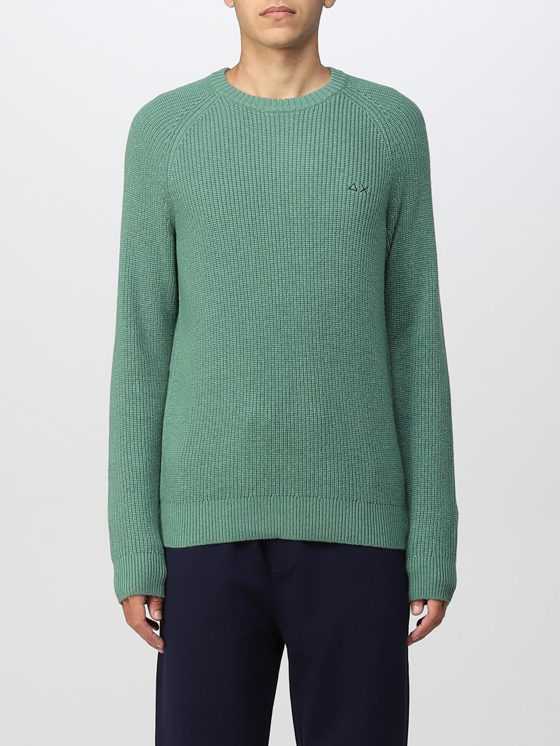 SUN68 SWEATER: Sweater men Sun 68, Military - Img 1