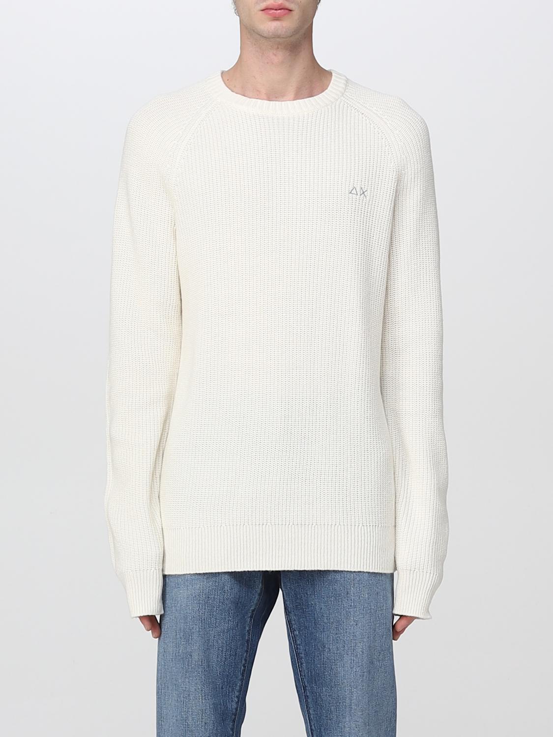 SUN68 SWEATER: Sweater men Sun 68, White 1 - Img 1
