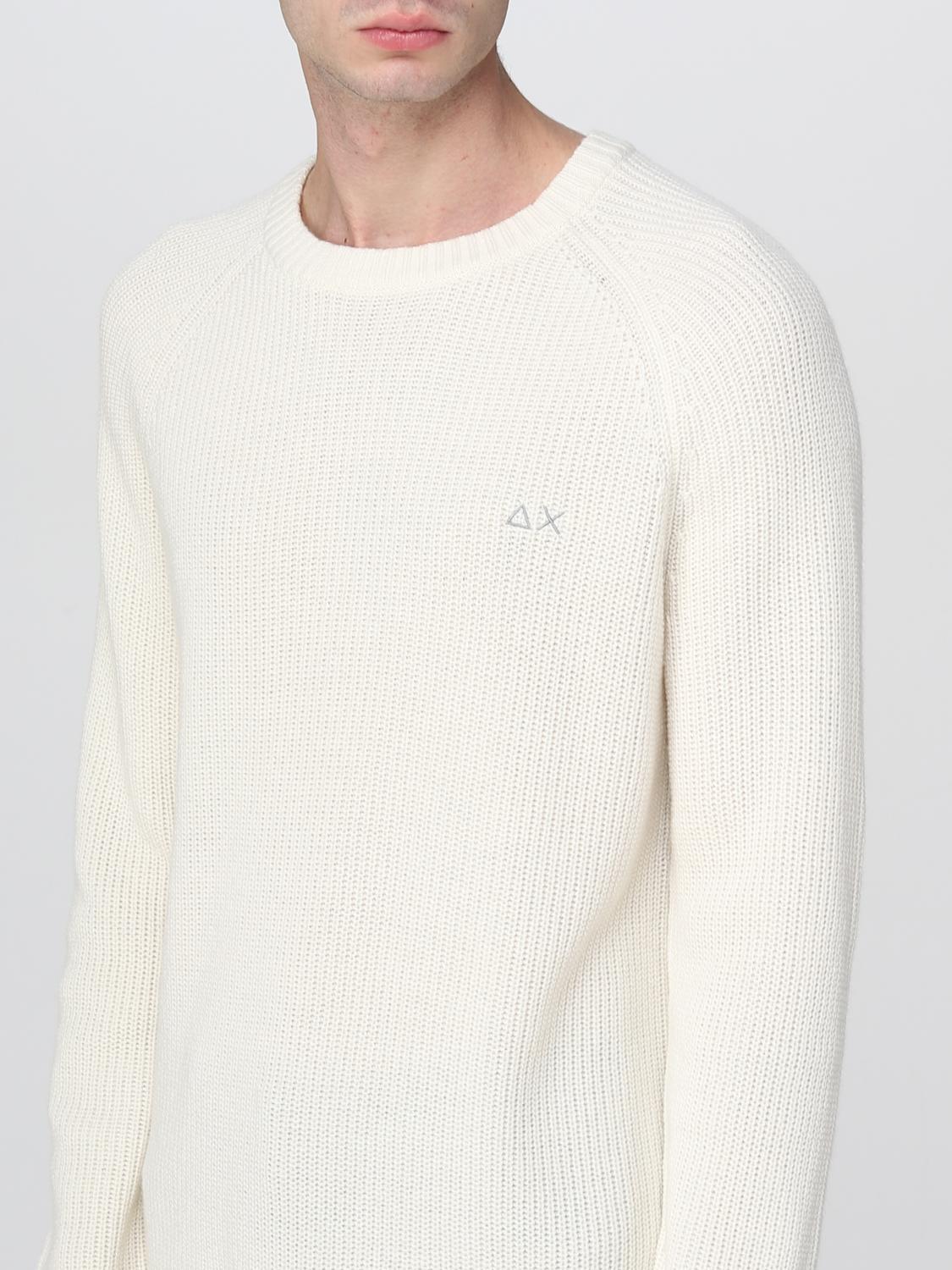 SUN68 SWEATER: Sweater men Sun 68, White 1 - Img 3