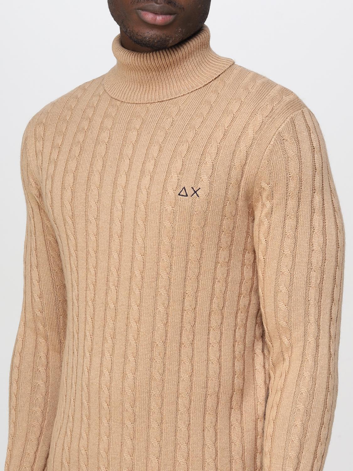 SUN68 SWEATER: Sweater men Sun 68, Beige - Img 3