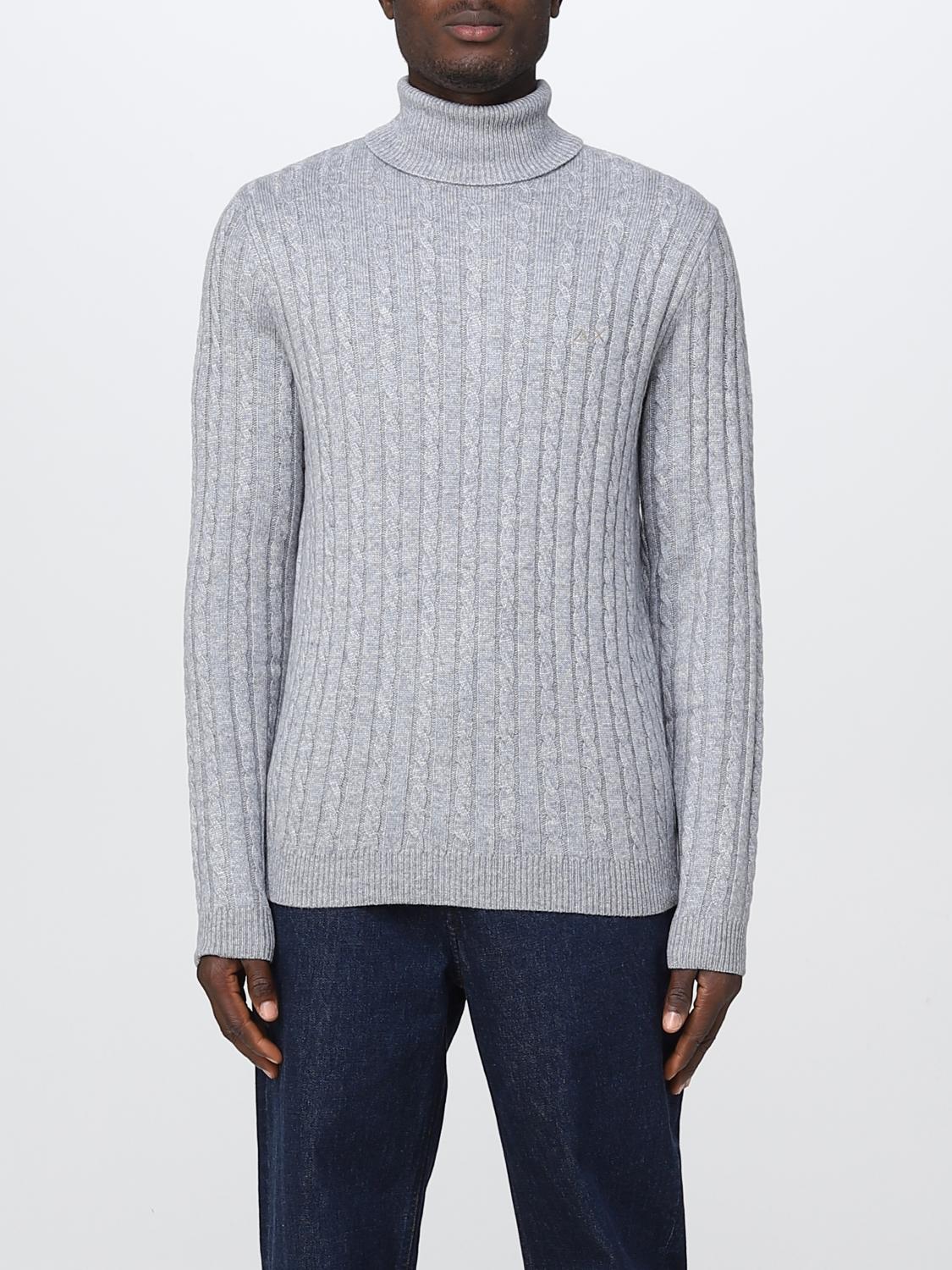 SUN68 SWEATER: Sweater men Sun 68, Mouse Grey - Img 1