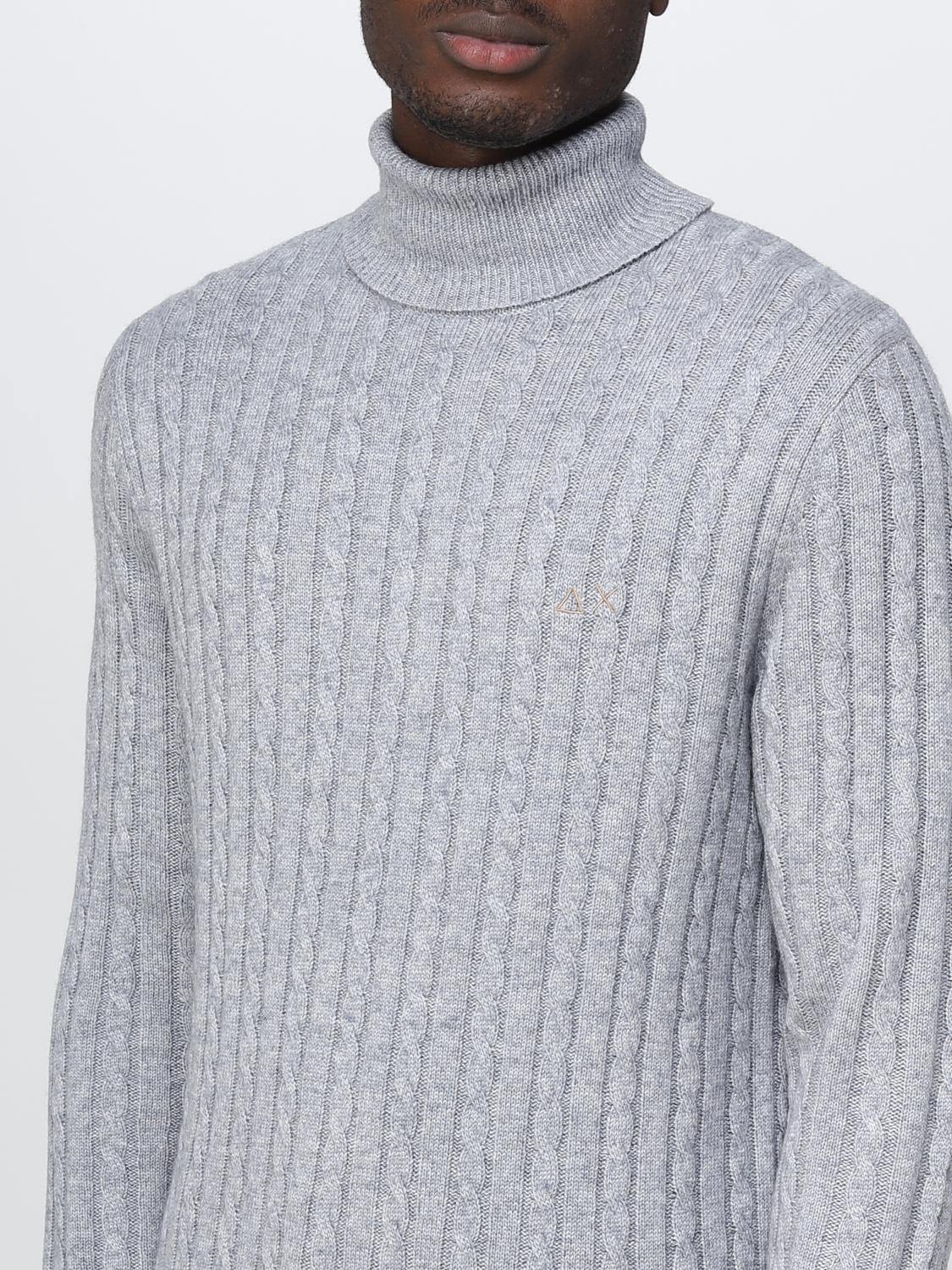 SUN68 SWEATER: Sweater men Sun 68, Mouse Grey - Img 3