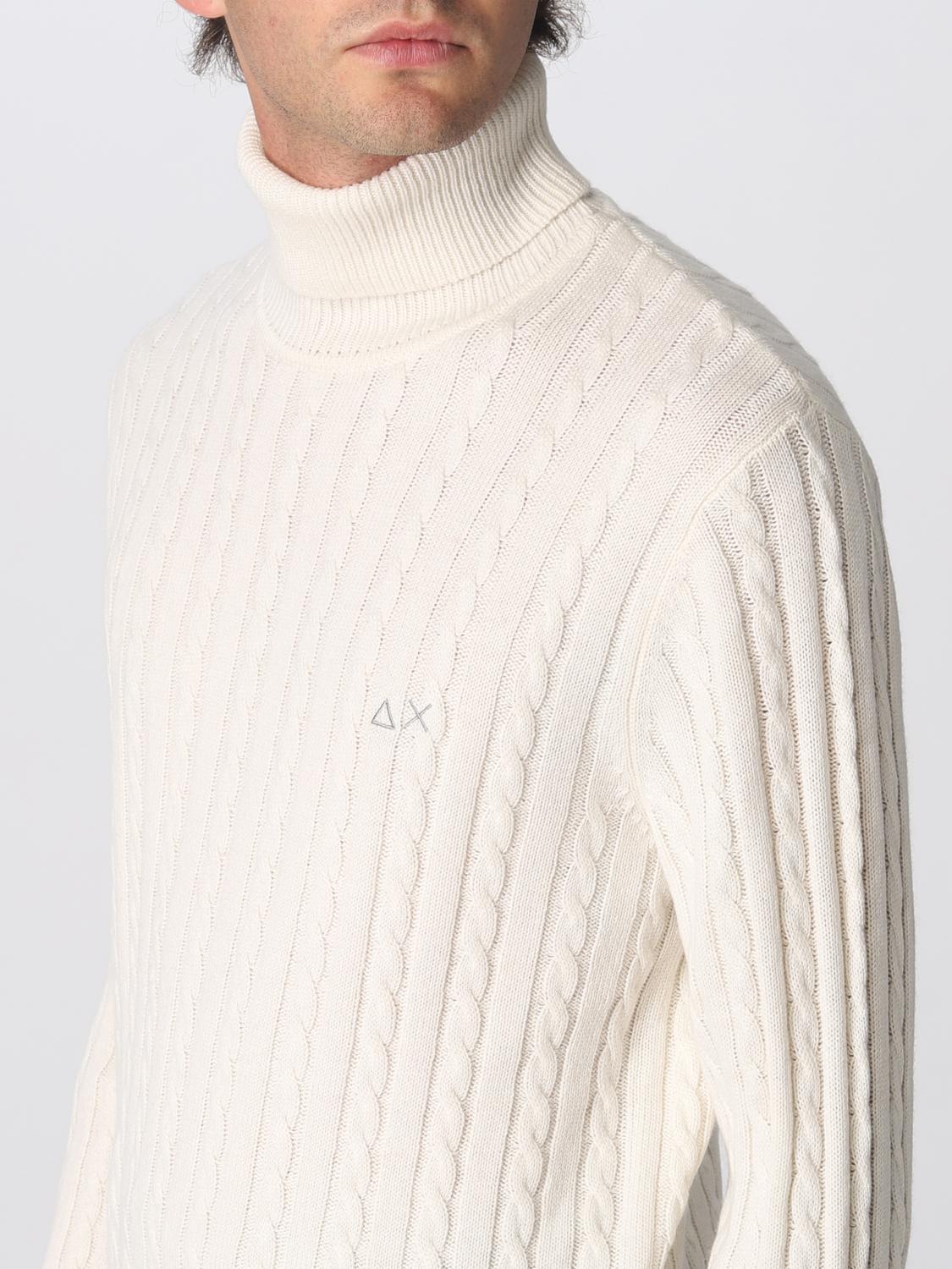 SUN68 SWEATER: Sweater men Sun 68, Yellow Cream - Img 3