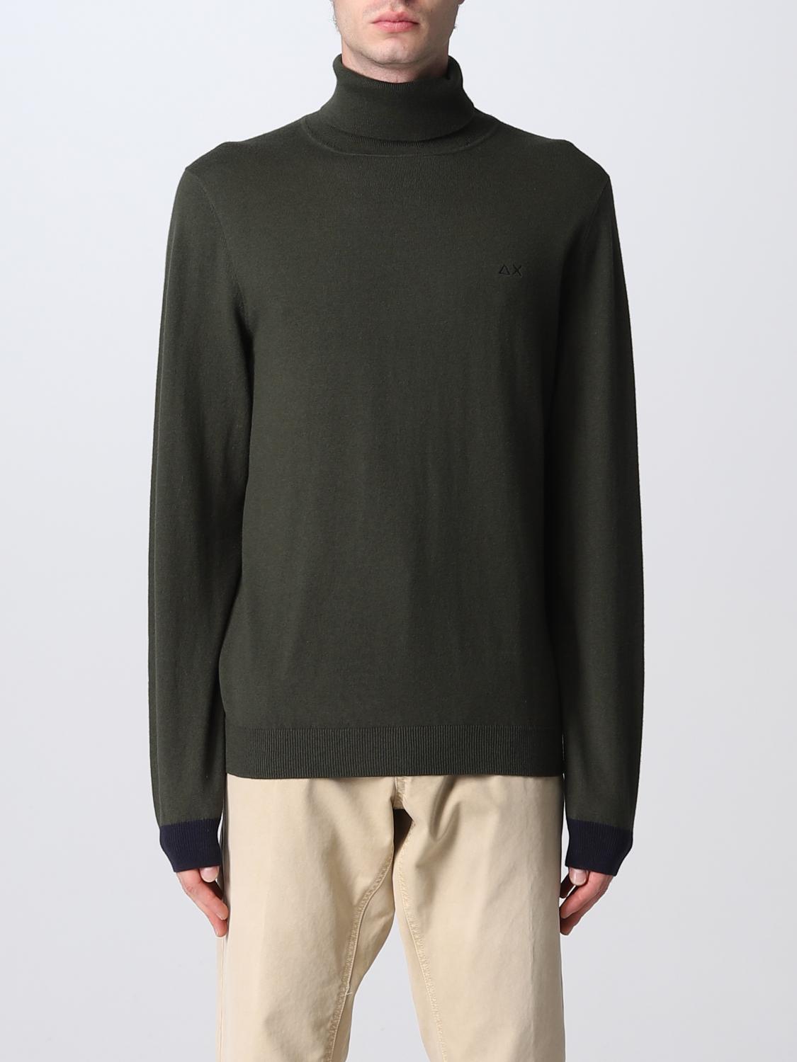 SUN68 SWEATER: Sweater men Sun 68, Military - Img 1
