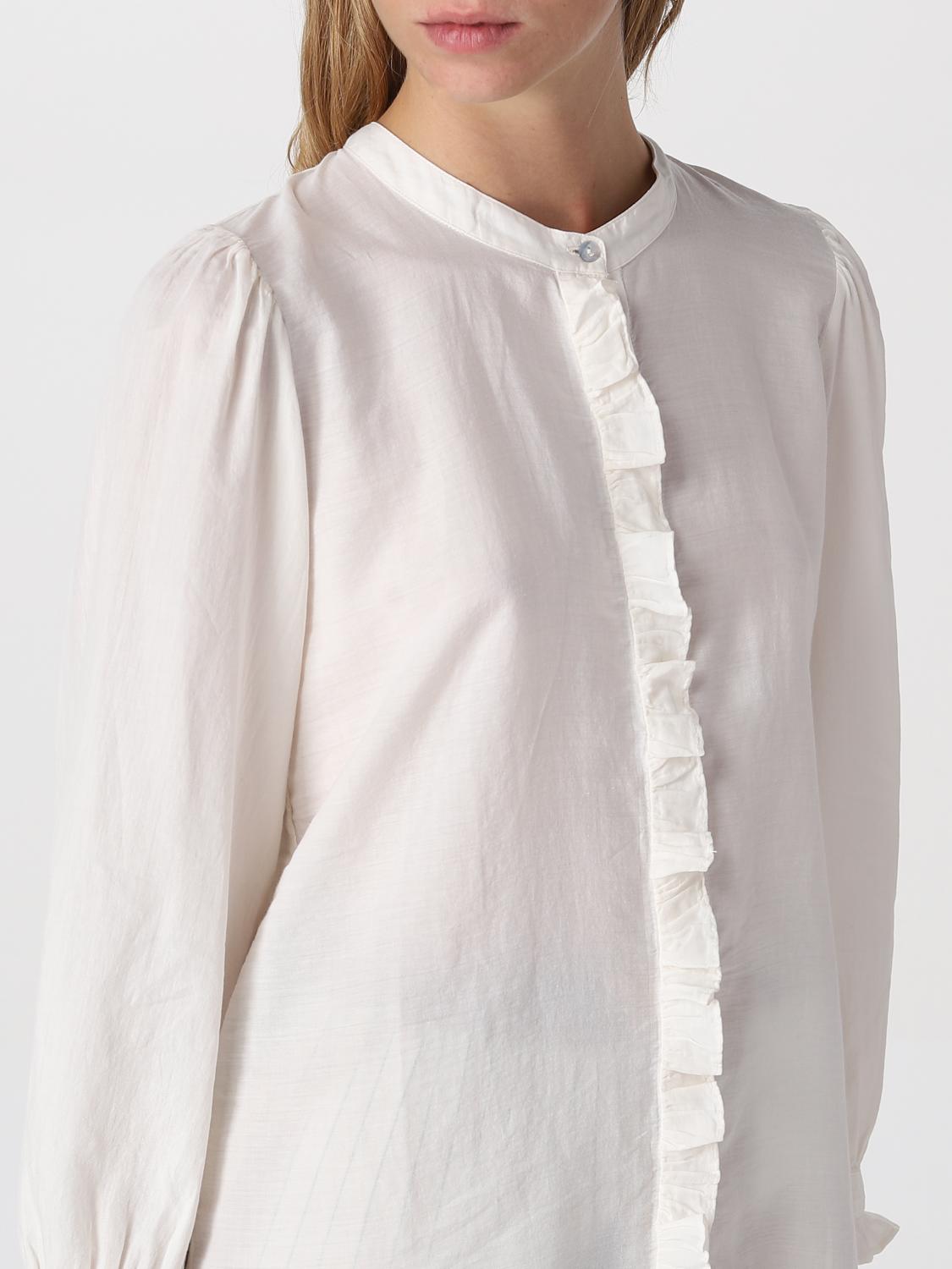 BA&SH SHIRT: Shirt women Ba&sh, Ecru - Img 3