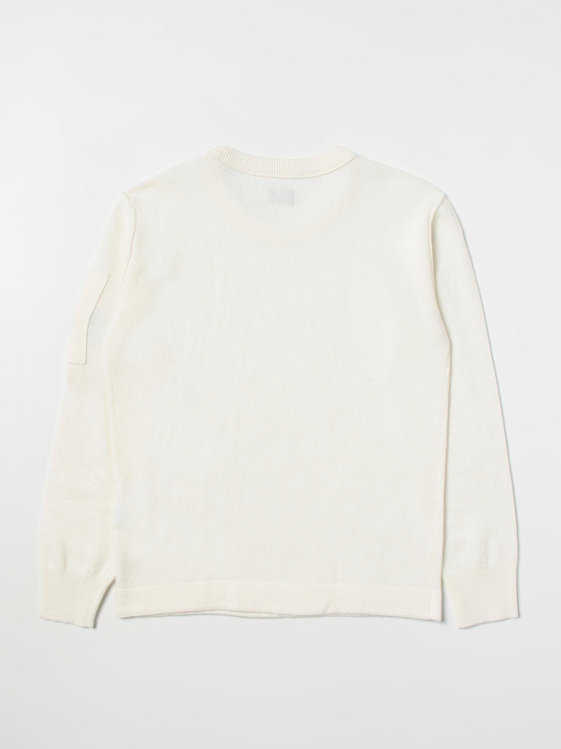 C.P. COMPANY SWEATER: Sweater kids C.P. Company, White - Img 2