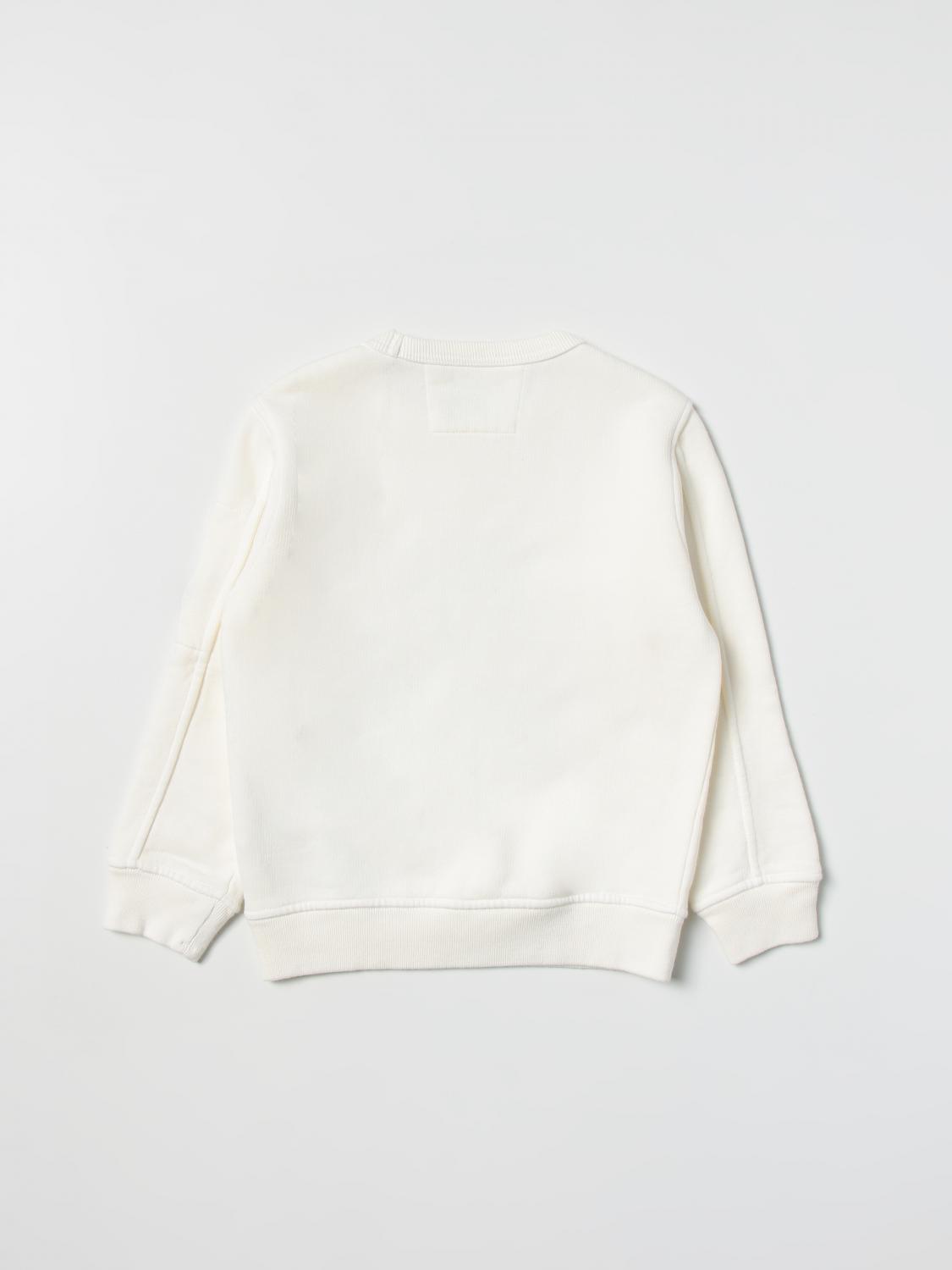 C.P. COMPANY JERSEY: Jersey niños C.P. Company, Blanco - Img 2