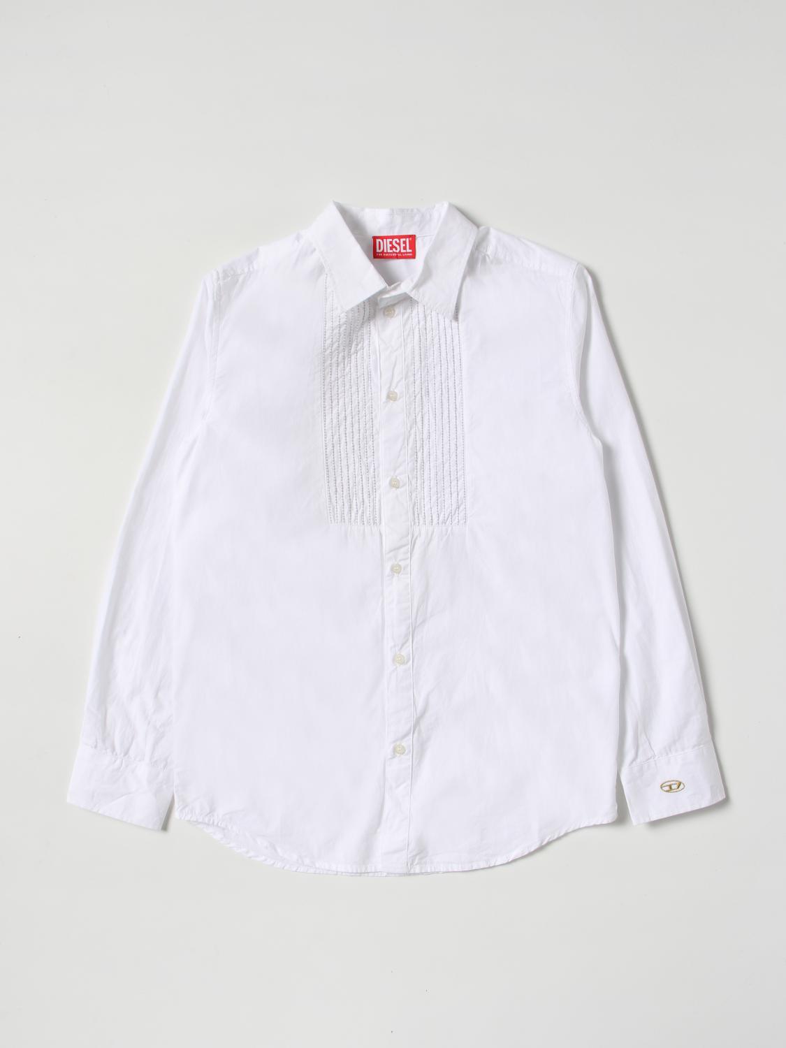 DIESEL CAMISA: Camisa niños Diesel, Blanco - Img 1
