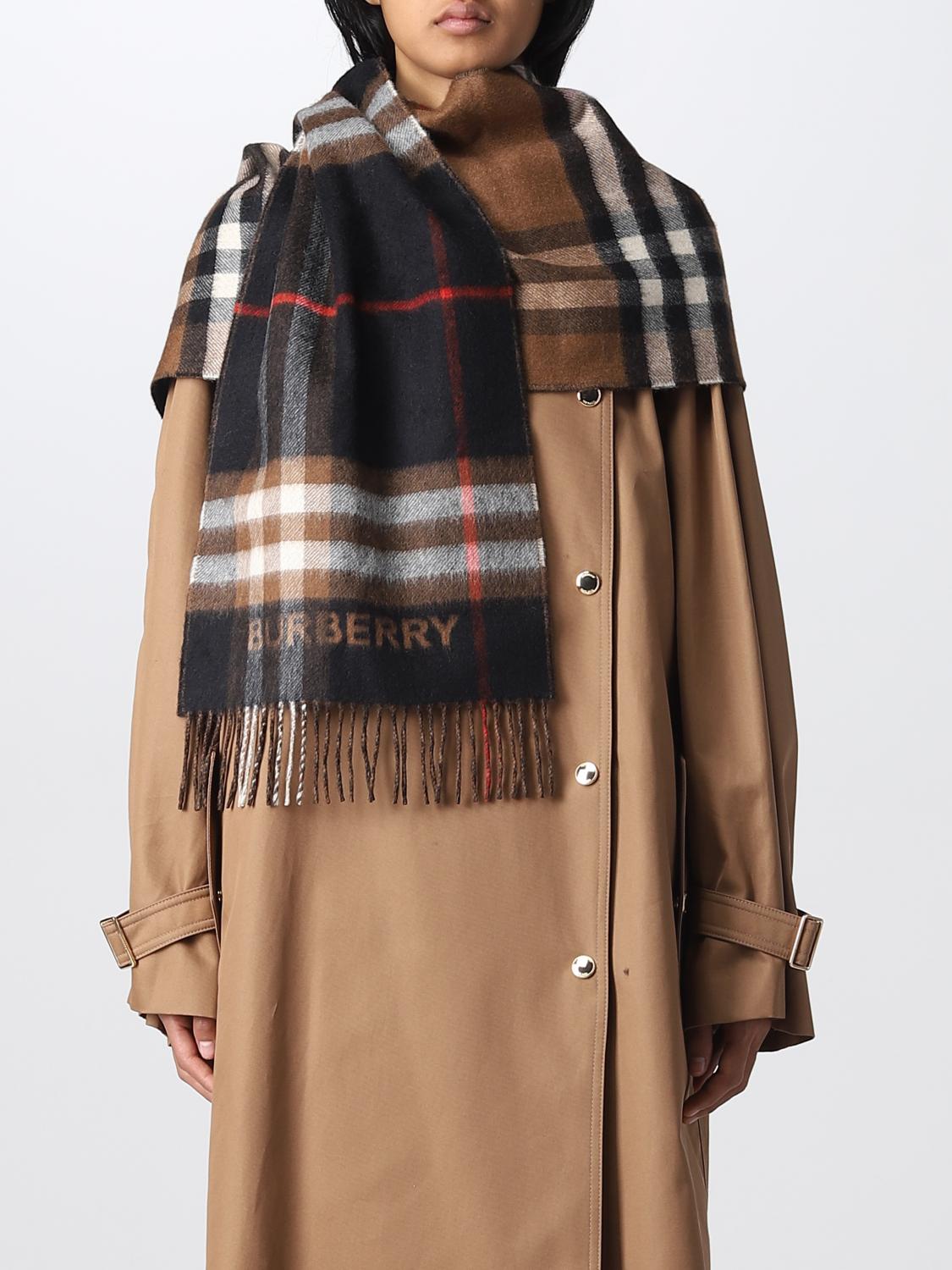 BURBERRY SCARF: Scarf women Burberry, Brown - Img 2