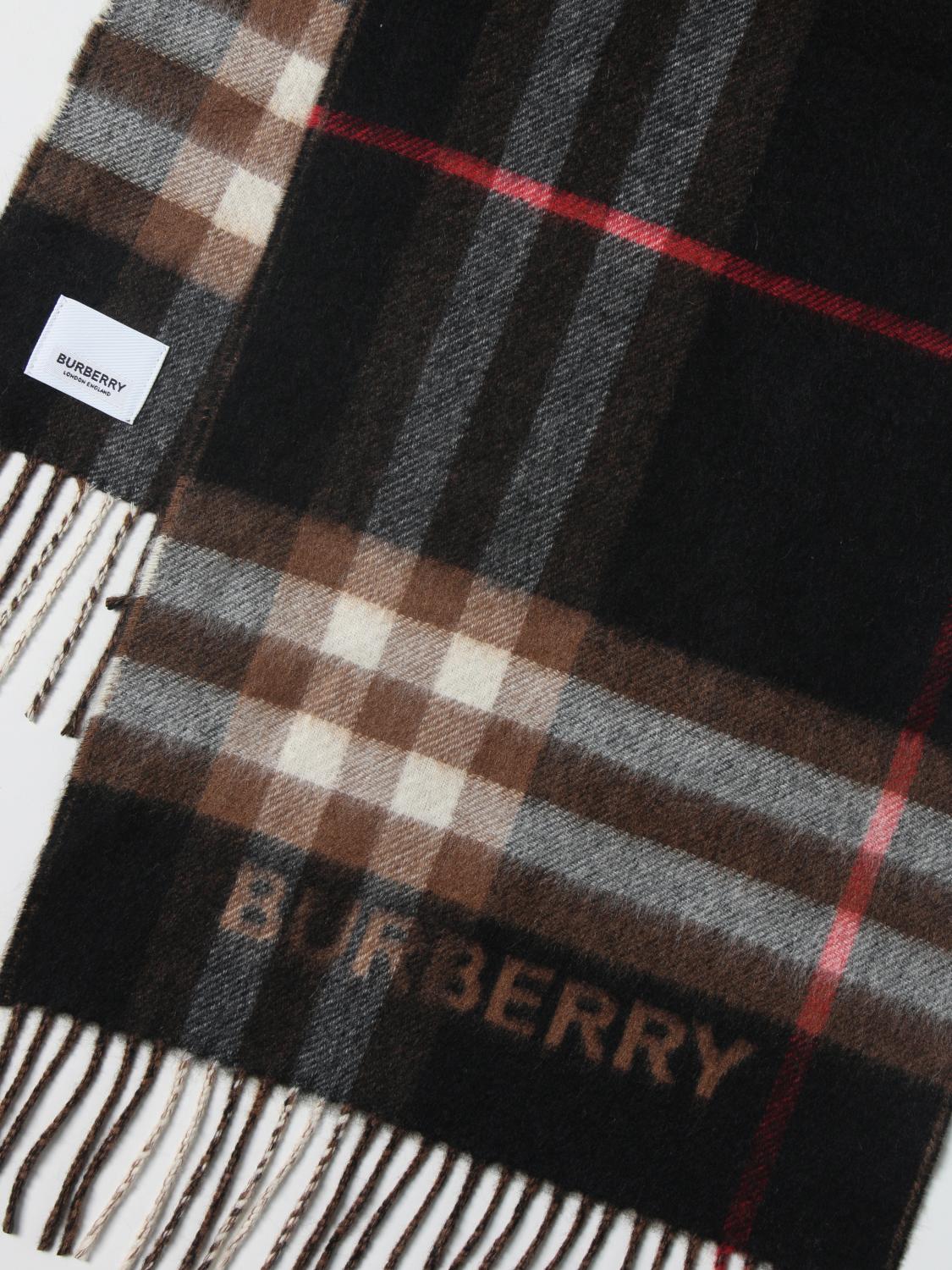 BURBERRY SCARF: Scarf women Burberry, Brown - Img 3