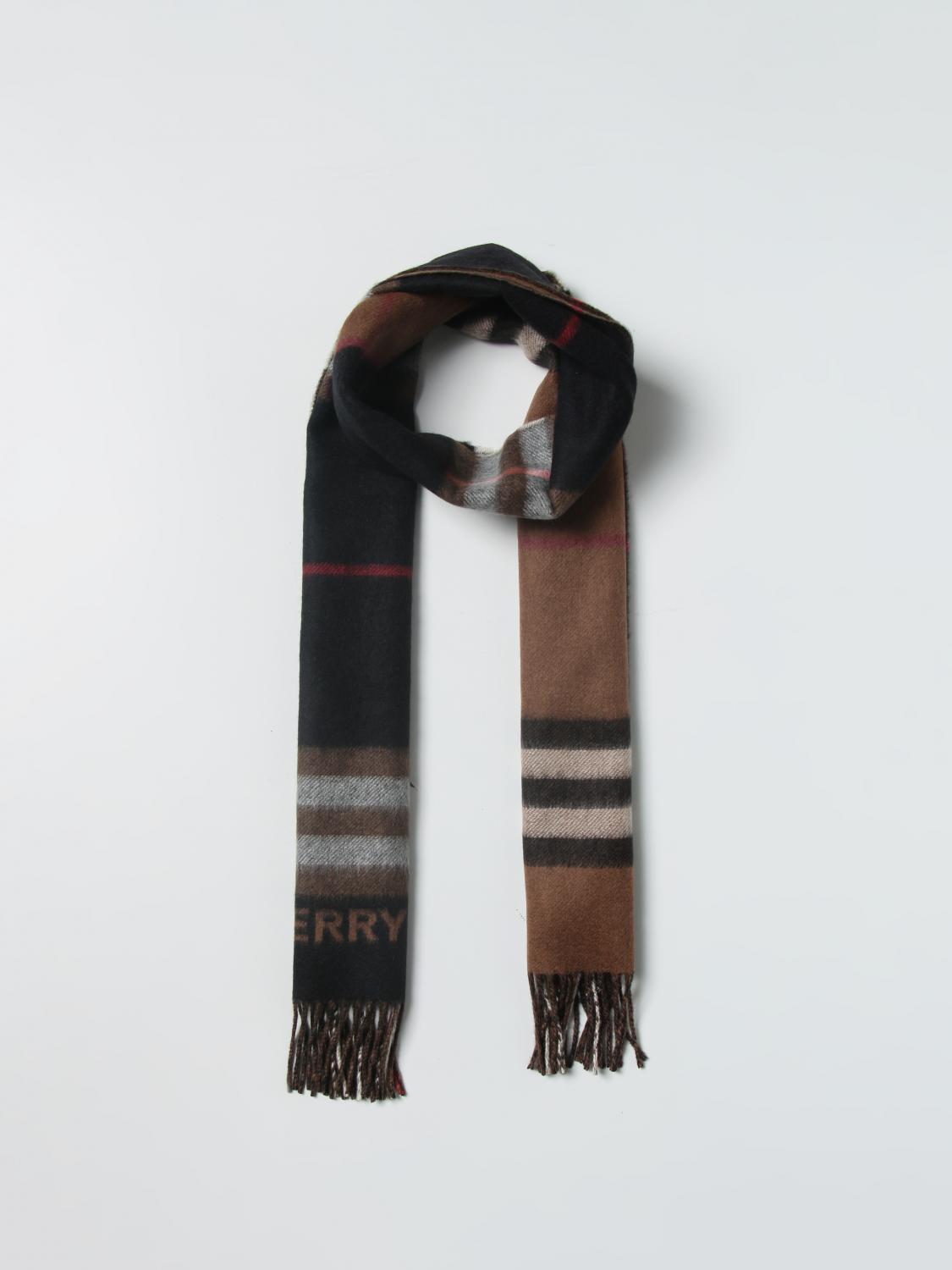 BURBERRY SCARF: Scarf women Burberry, Brown - Img 5