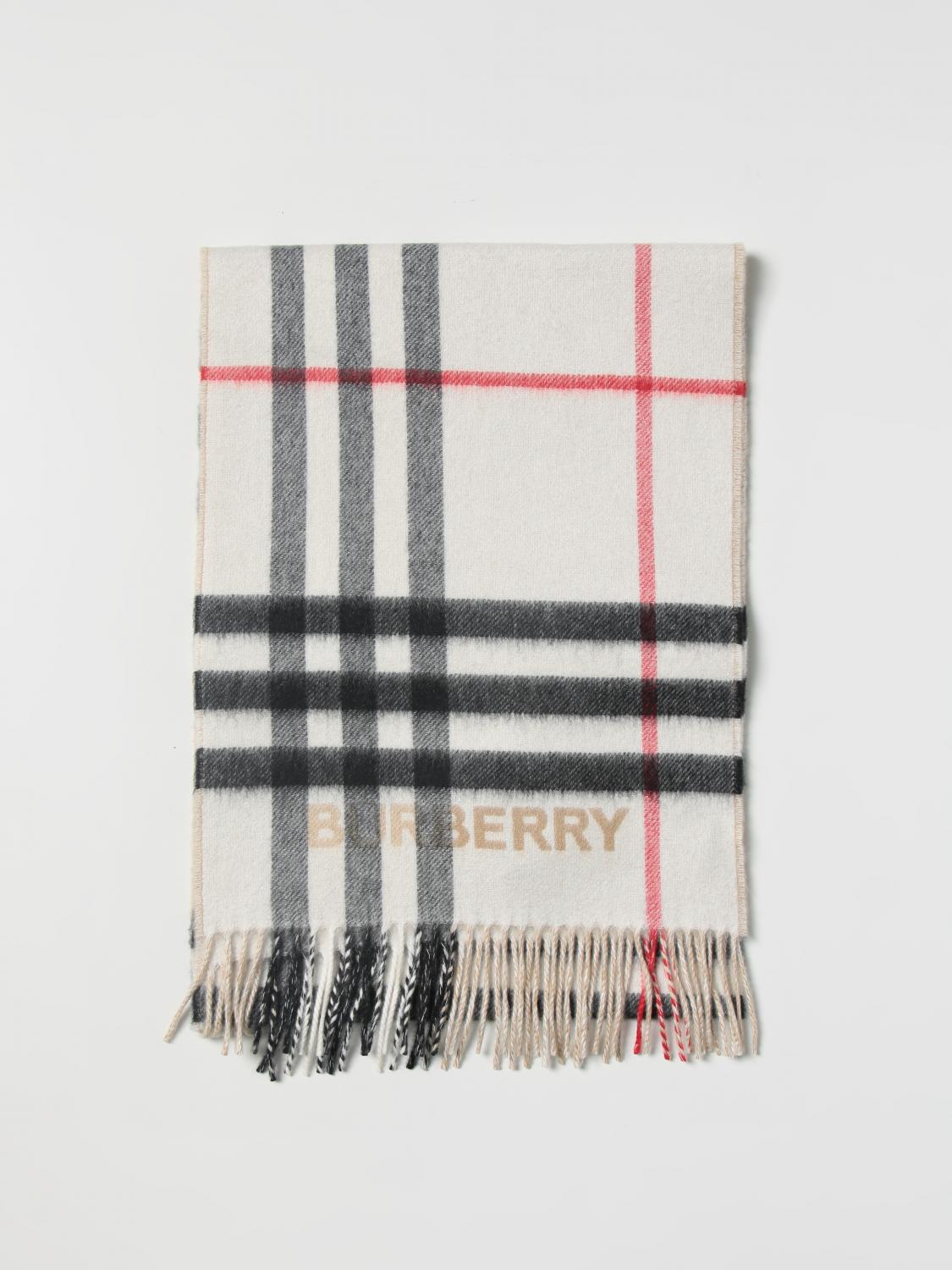 スカーフ BURBERRY Woman Scarf Beige 8059280 BURBERRY: Scarf women - Beige | Burberry scarf 8059280
