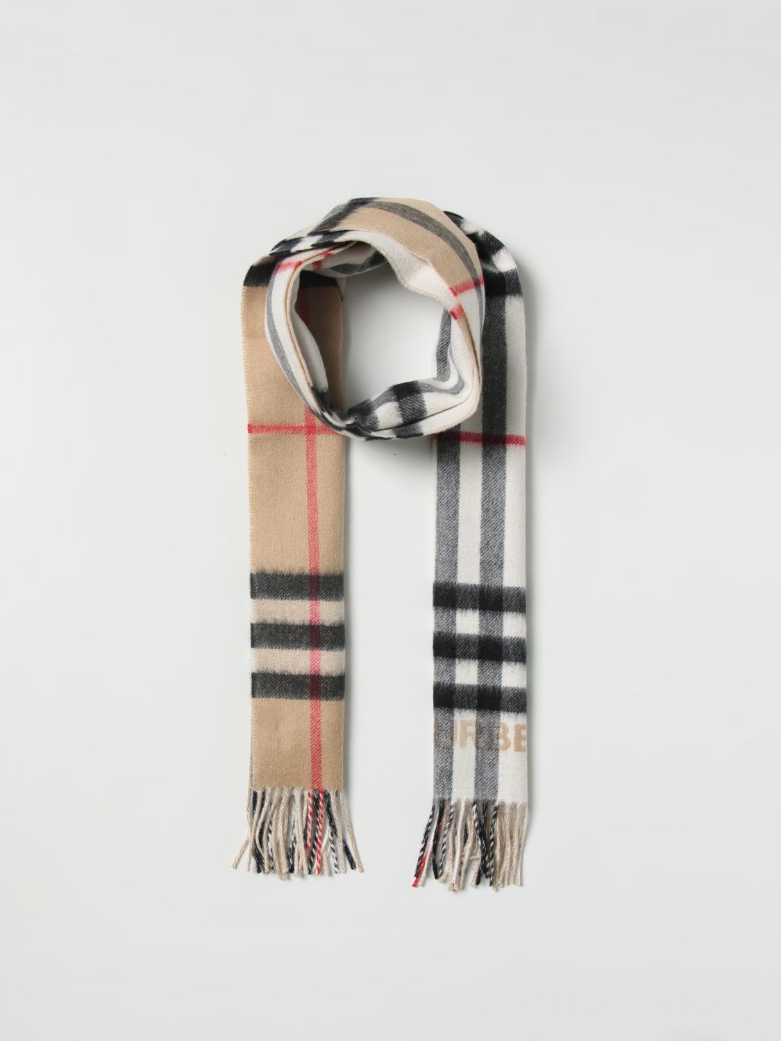 BURBERRY: Scarf women - Beige | Burberry scarf 8059280
