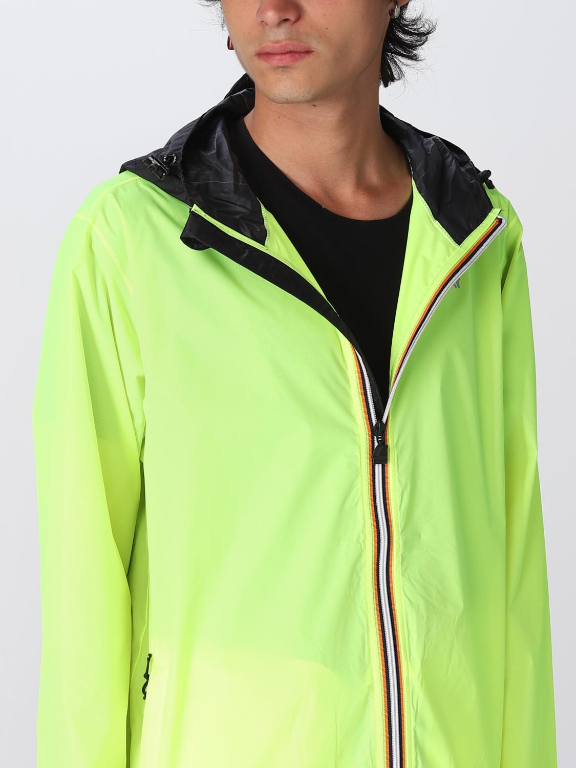 K-WAY JACKET: Coat men K-way, Yellow - Img 4
