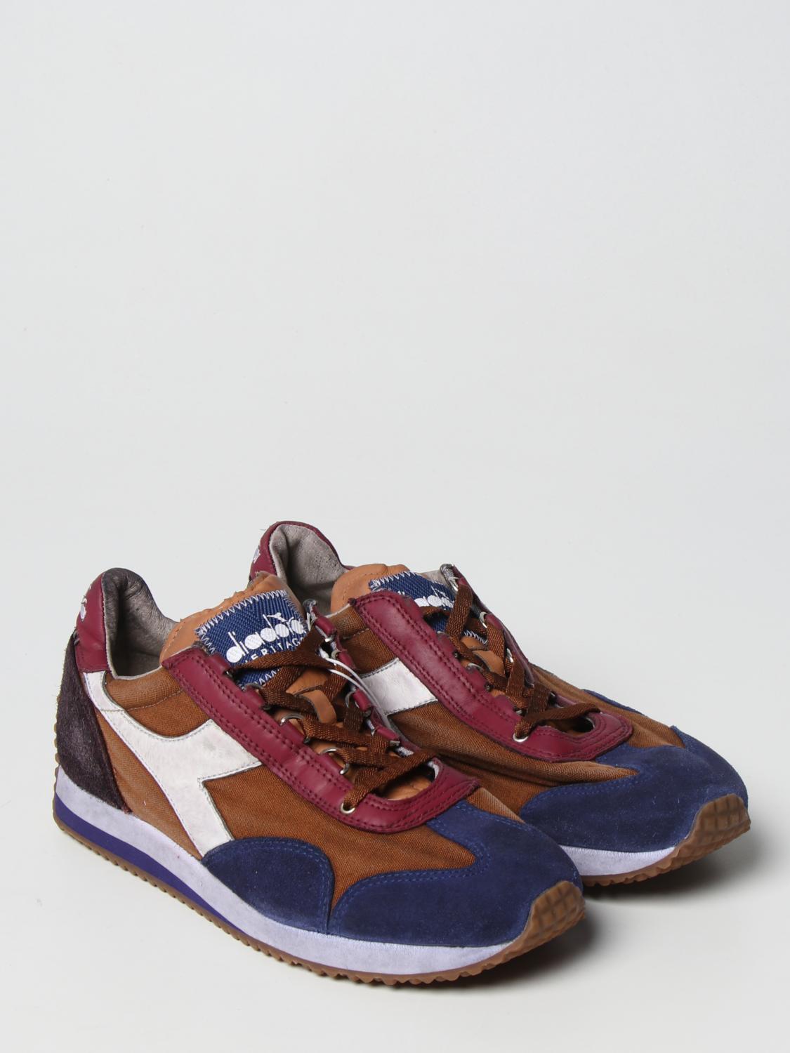 DIADORA HERITAGE BASKETS: Baskets homme Diadora Heritage, Marron - Img 2