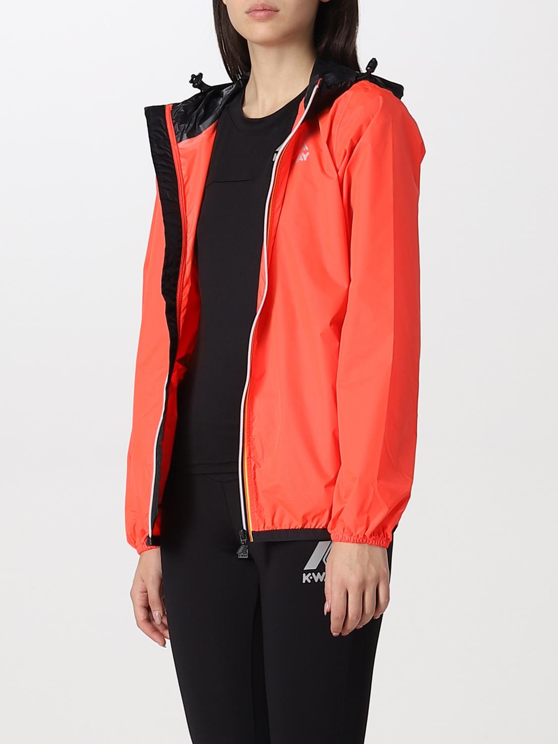 K-WAY JACKET: Coat women K-way, Red - Img 3