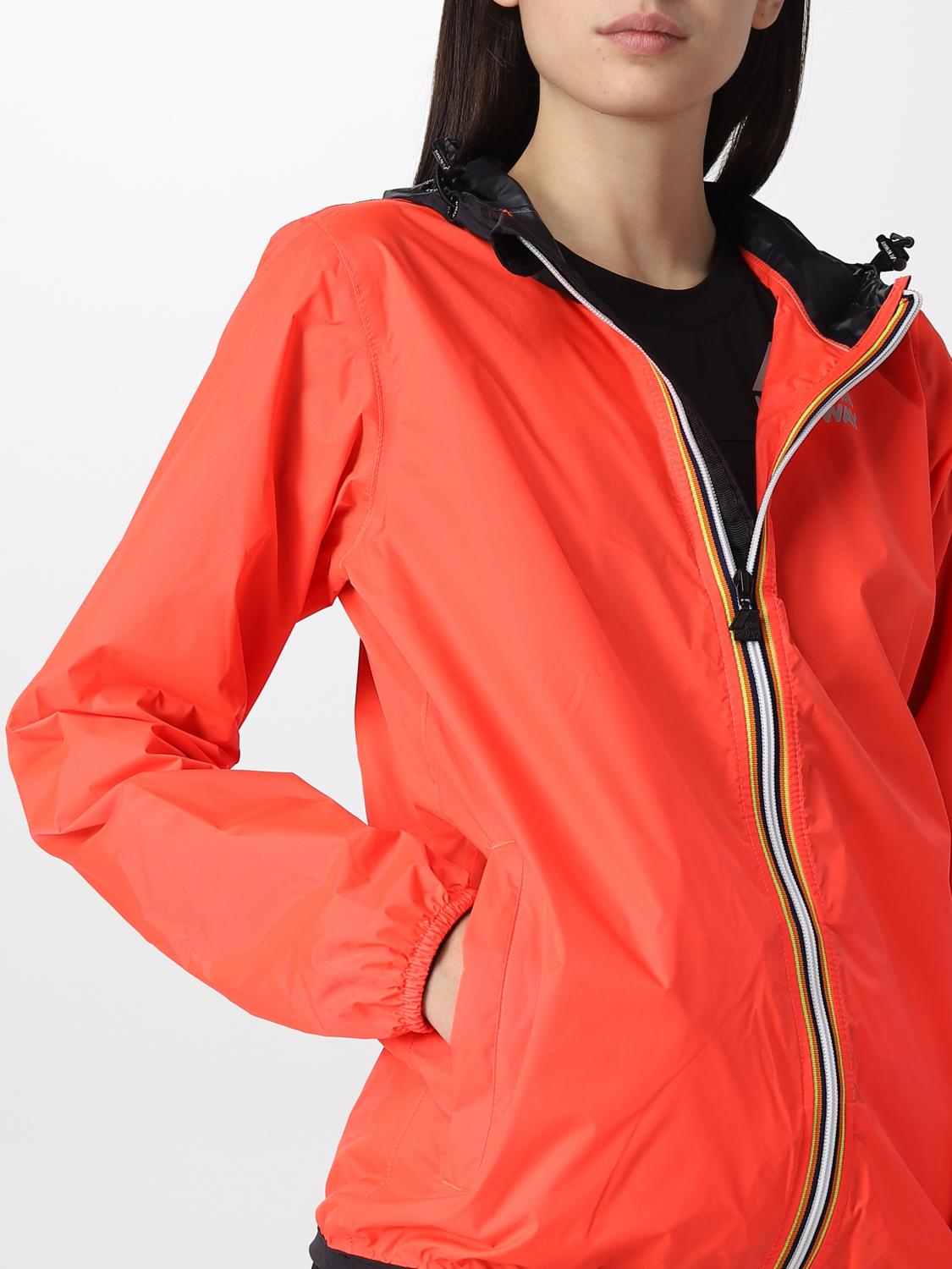 K-WAY JACKET: Coat women K-way, Red - Img 4