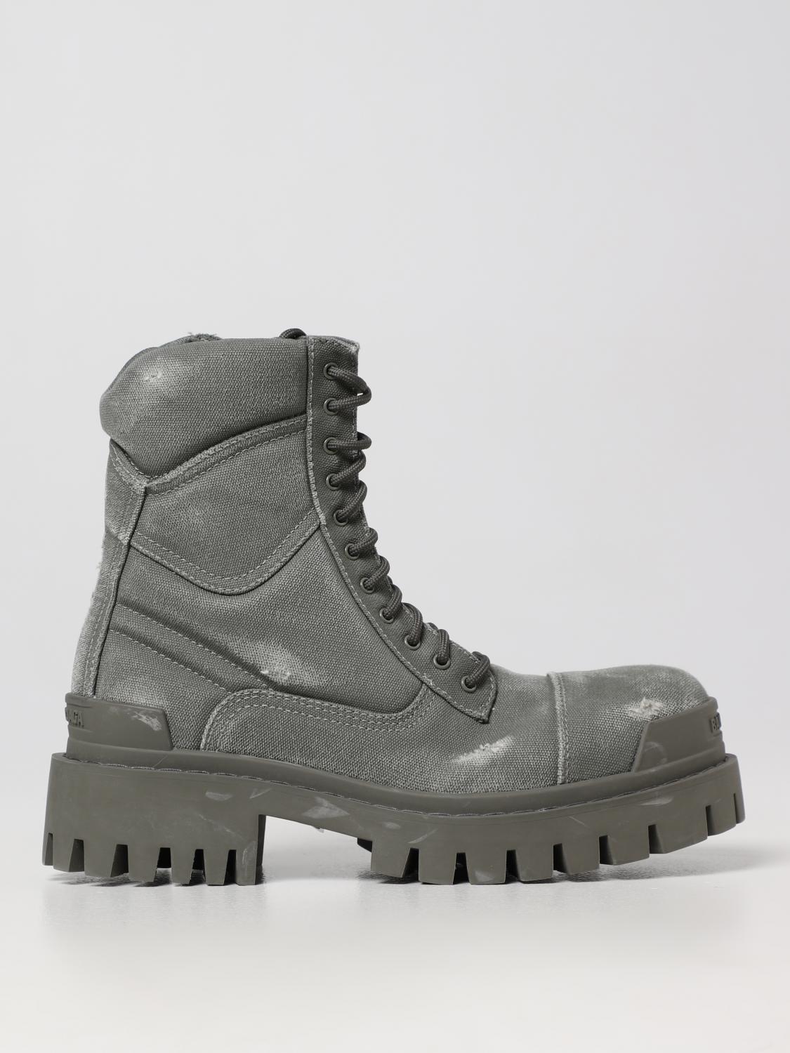 BALENCIAGA Bottes femme Kaki Bottines Plates Balenciaga 694060W2H11 en ligne sur GIGLIO.COM