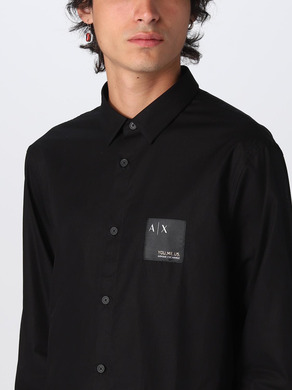 ARMANI EXCHANGE HEMD: Armani Exchange Herren Hemd, Schwarz - Img 3