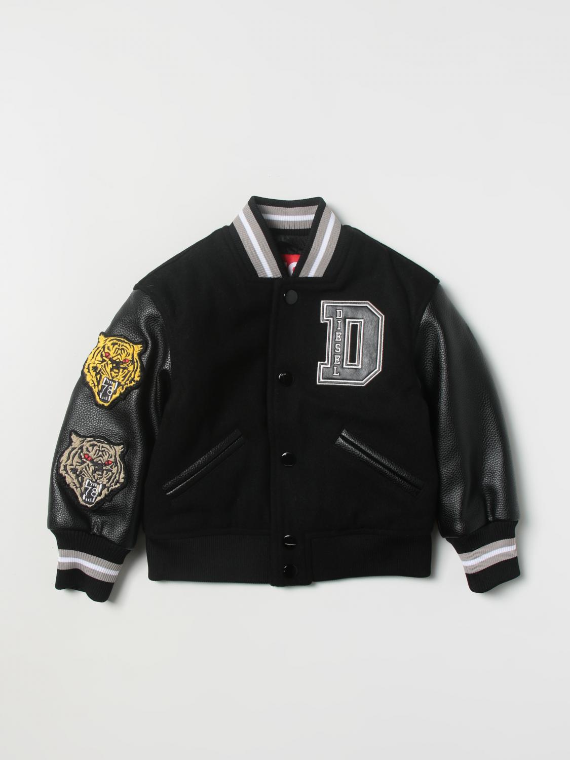 DIESEL: Jacket kids - Black | Diesel jacket J00826KXBD0