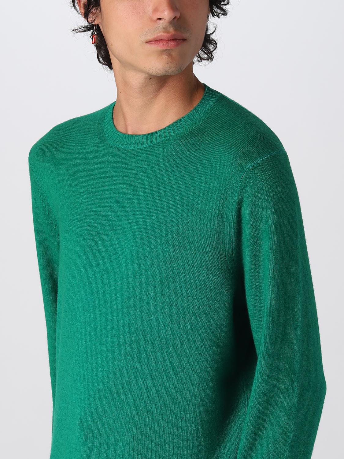 MALO SWEATER: Sweater men Malo, Bottle Green - Img 3
