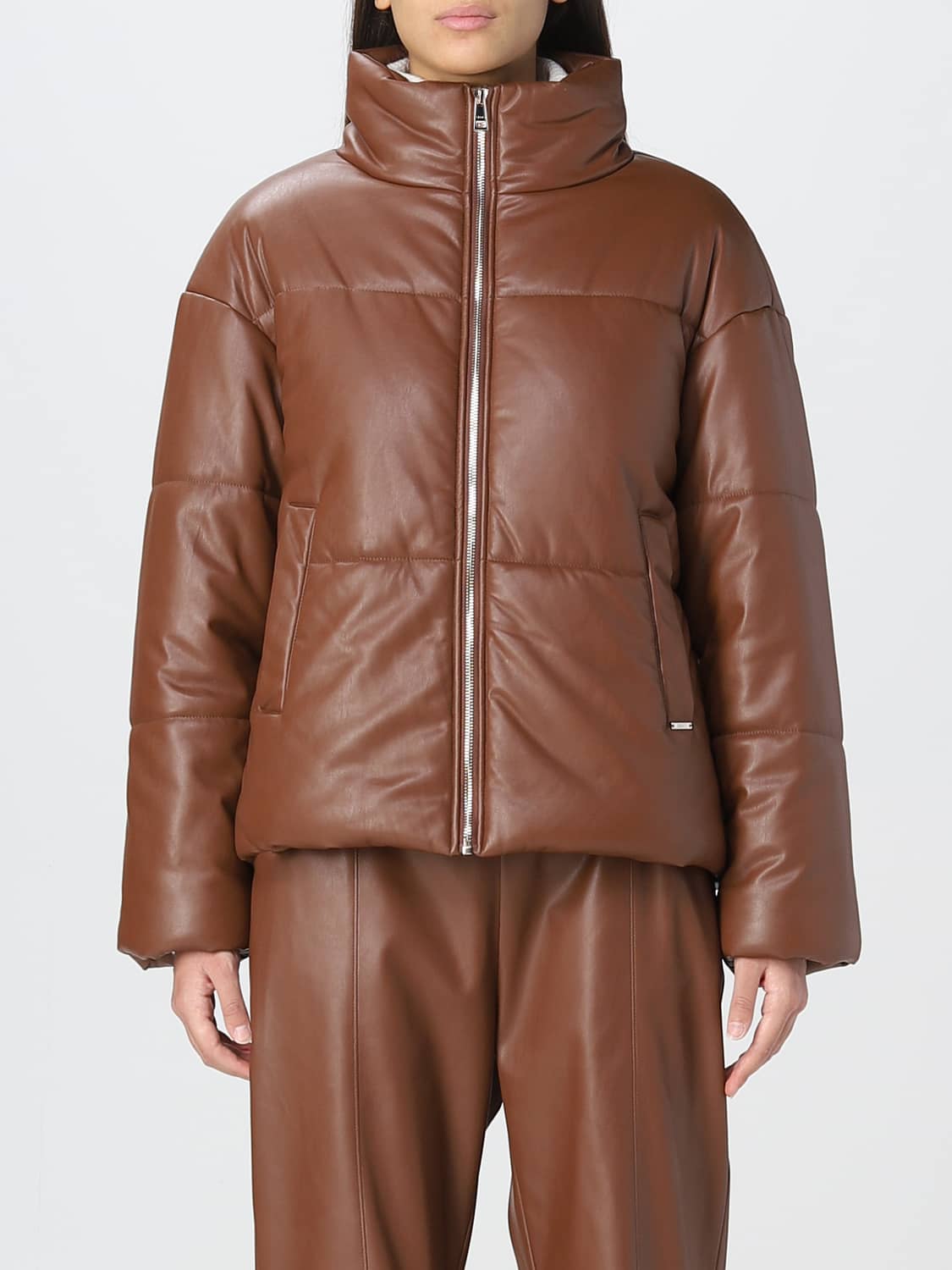 Piumino LIU JO Marron - Taille 44 - Neuf Sans étiquettes - Doudoune Courte Style Casual